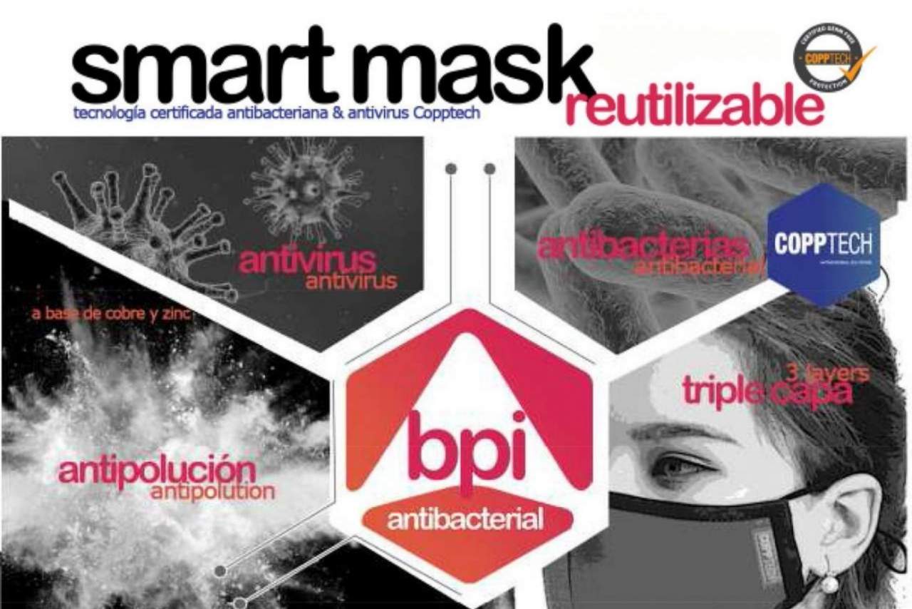 Aprender a diferenciar mascarillas homologadas: Mascarilla Smart mask