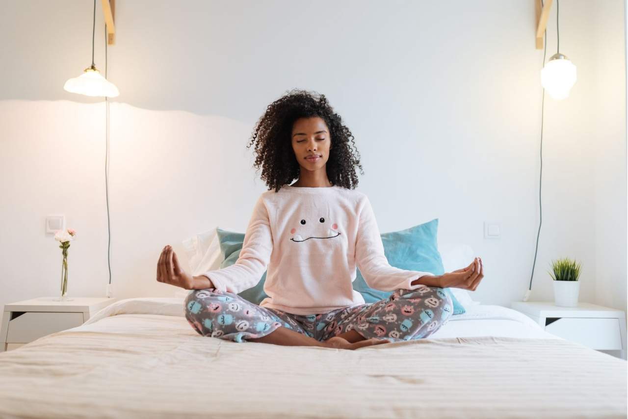 La meditación: paz, amor y felicidad.