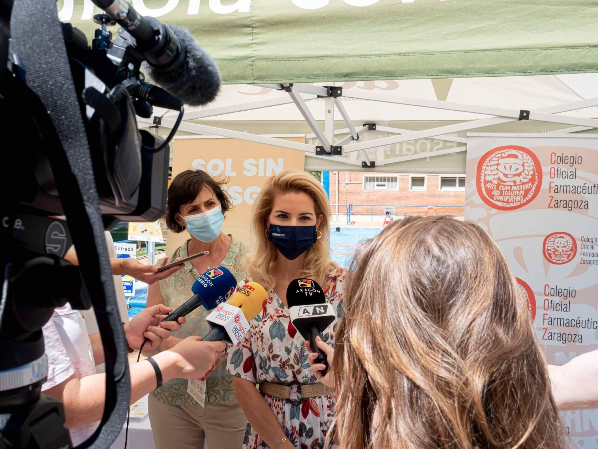 Virginia Barrau participa en la campaña Sol Sin Riesgo para prevenir el cáncer de piel