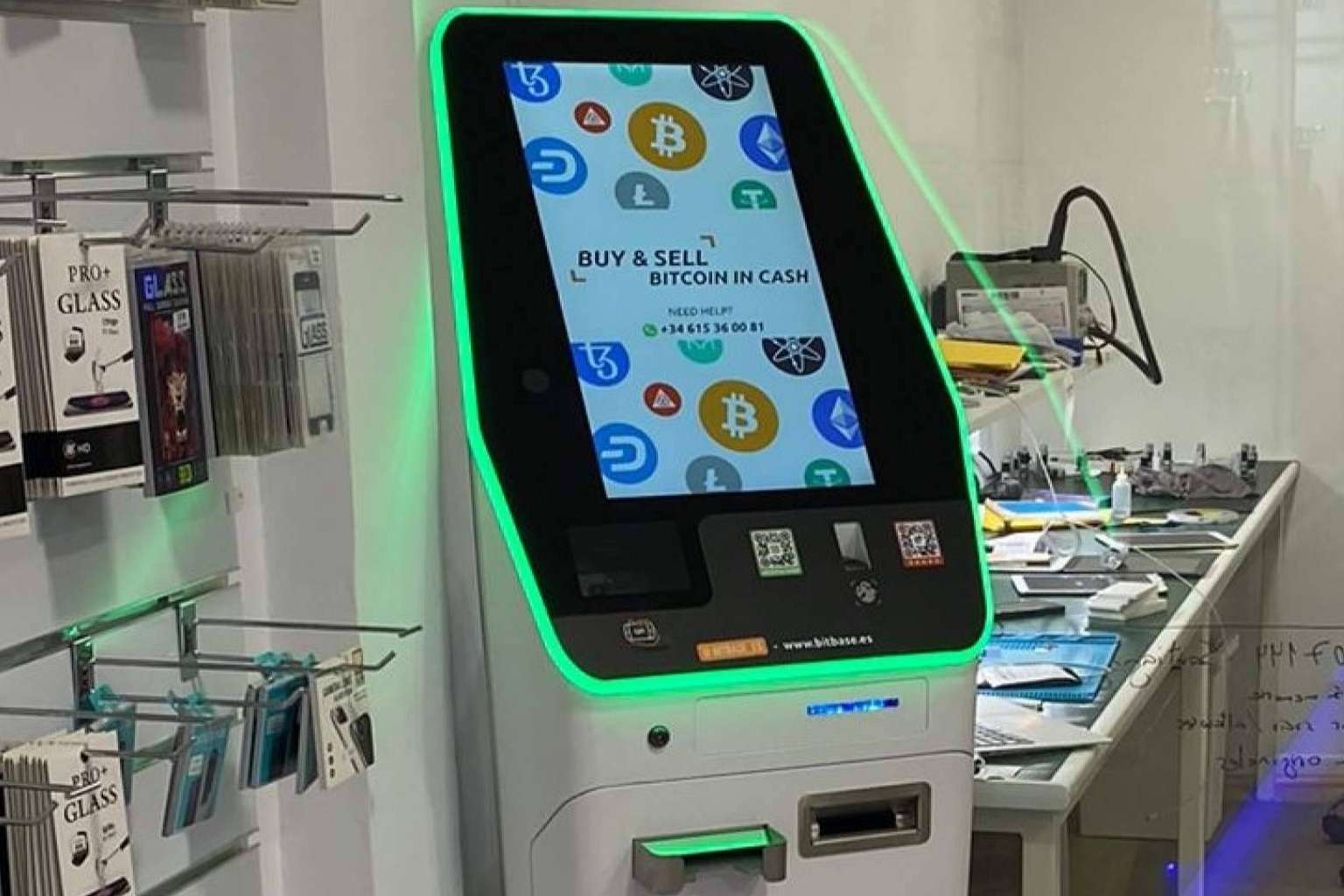 Reparación iPhone Sevilla dispone de un cajero Bitcoin en Sevilla