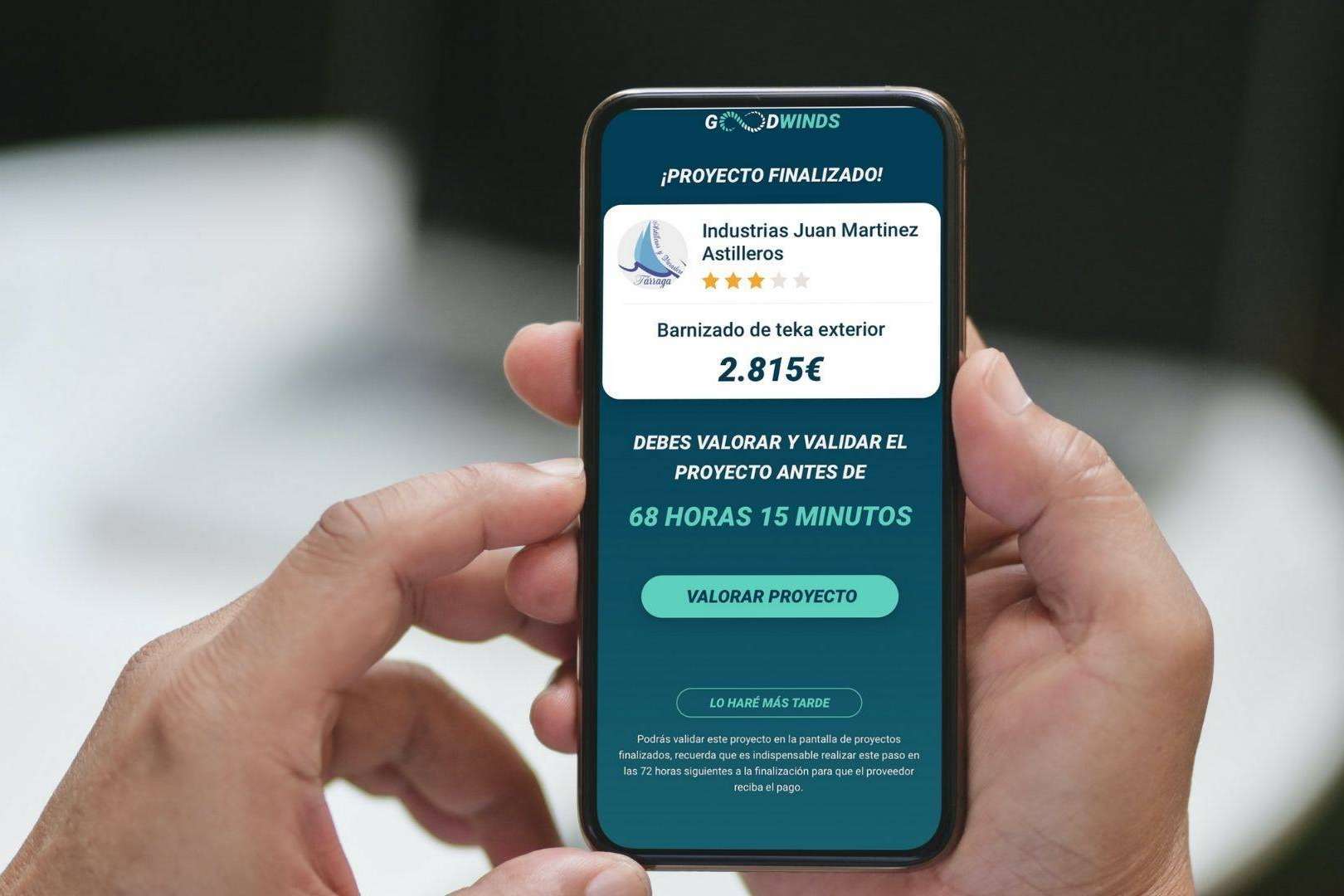 GOODWINDS, la app para facilitar las reparaciones de barcos