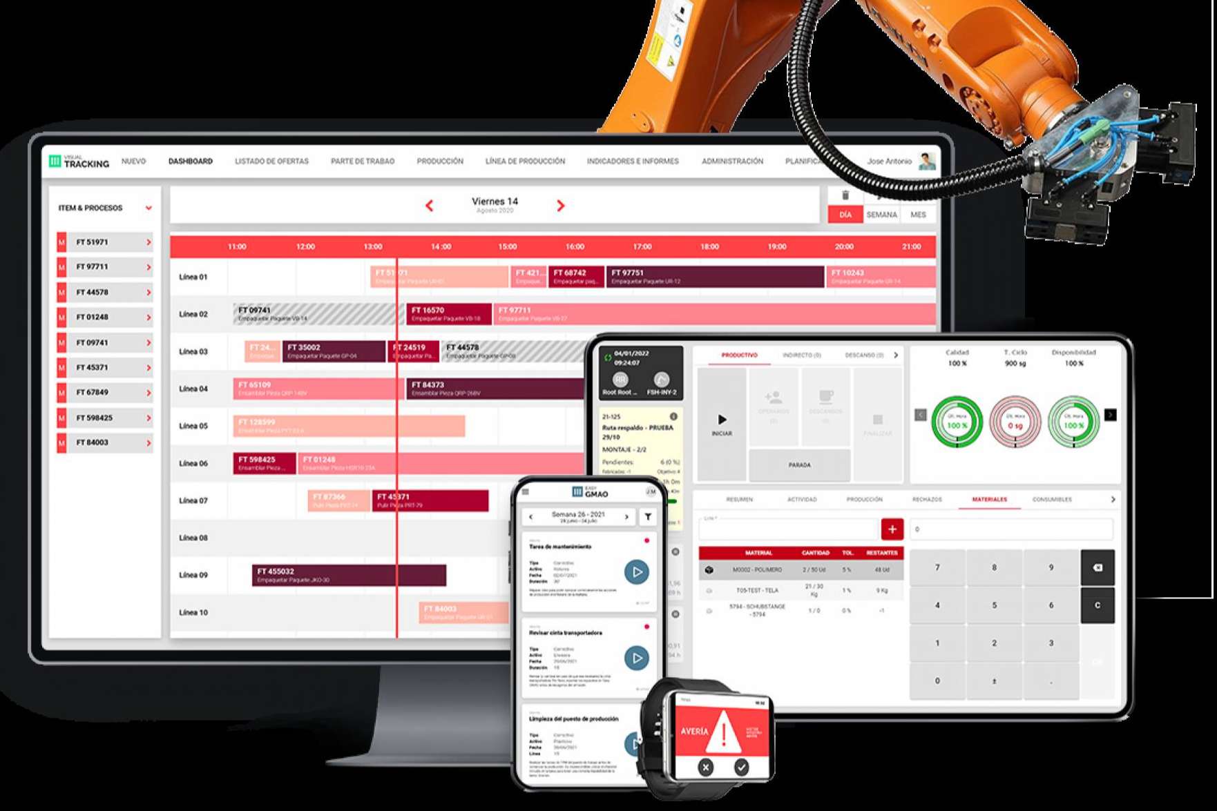 EMI Suite 4.0 es una plataforma de Industria 4.0 que impulsa la transformación digital a través de una solución completa y flexible