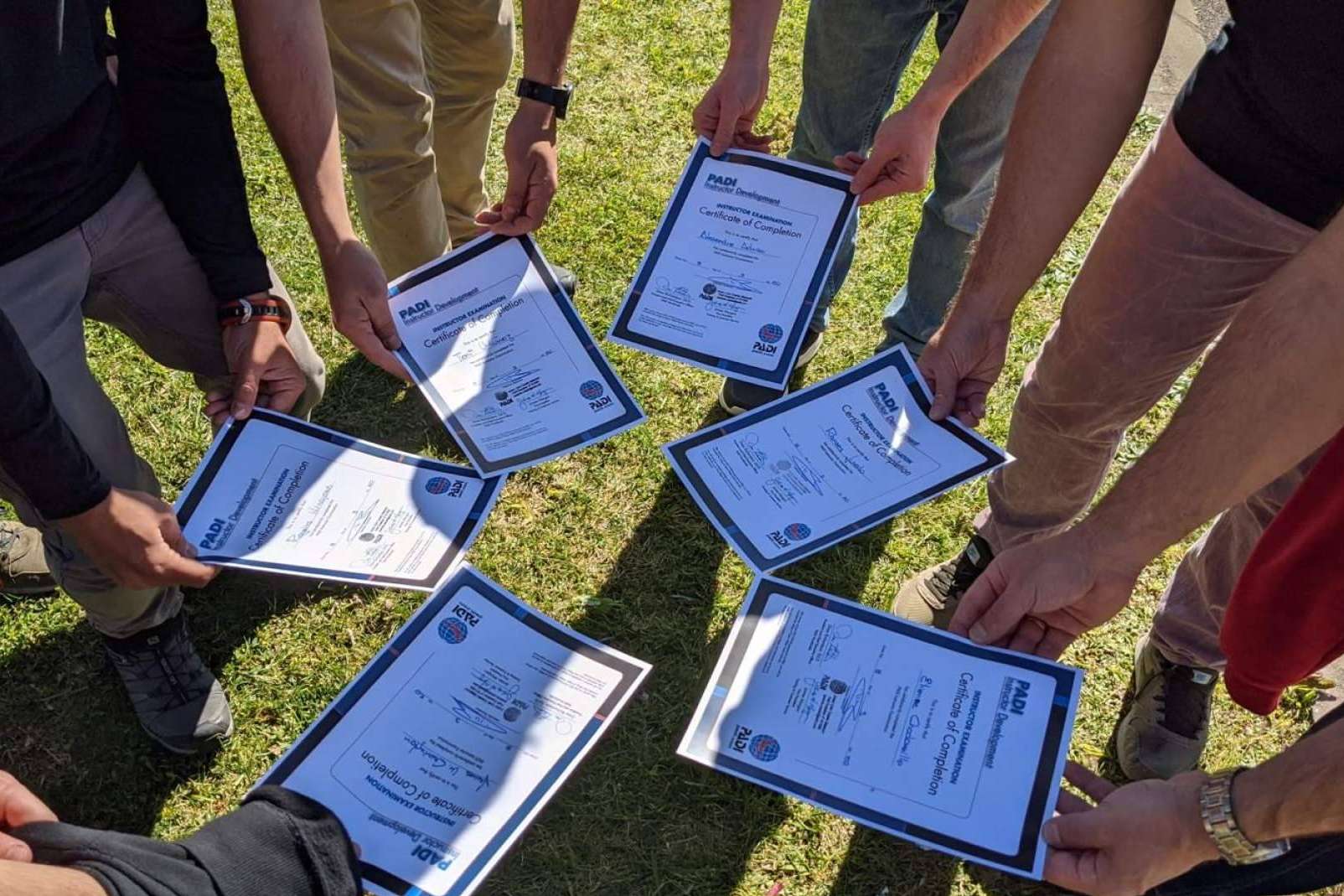 La formación de instructores de buceo de PADI