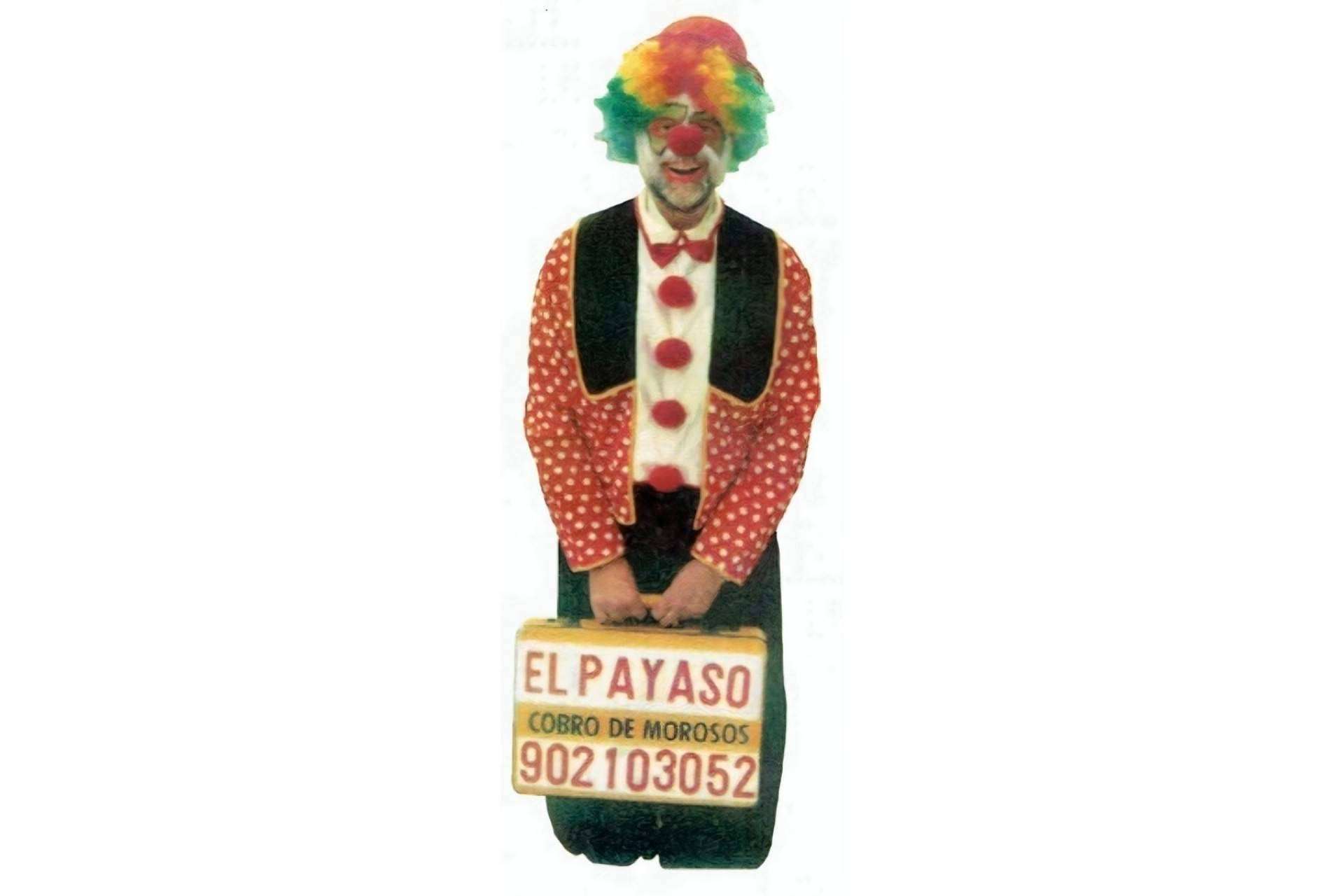 El Payaso Cobrador se encarga de gestionar los recobros de deudas