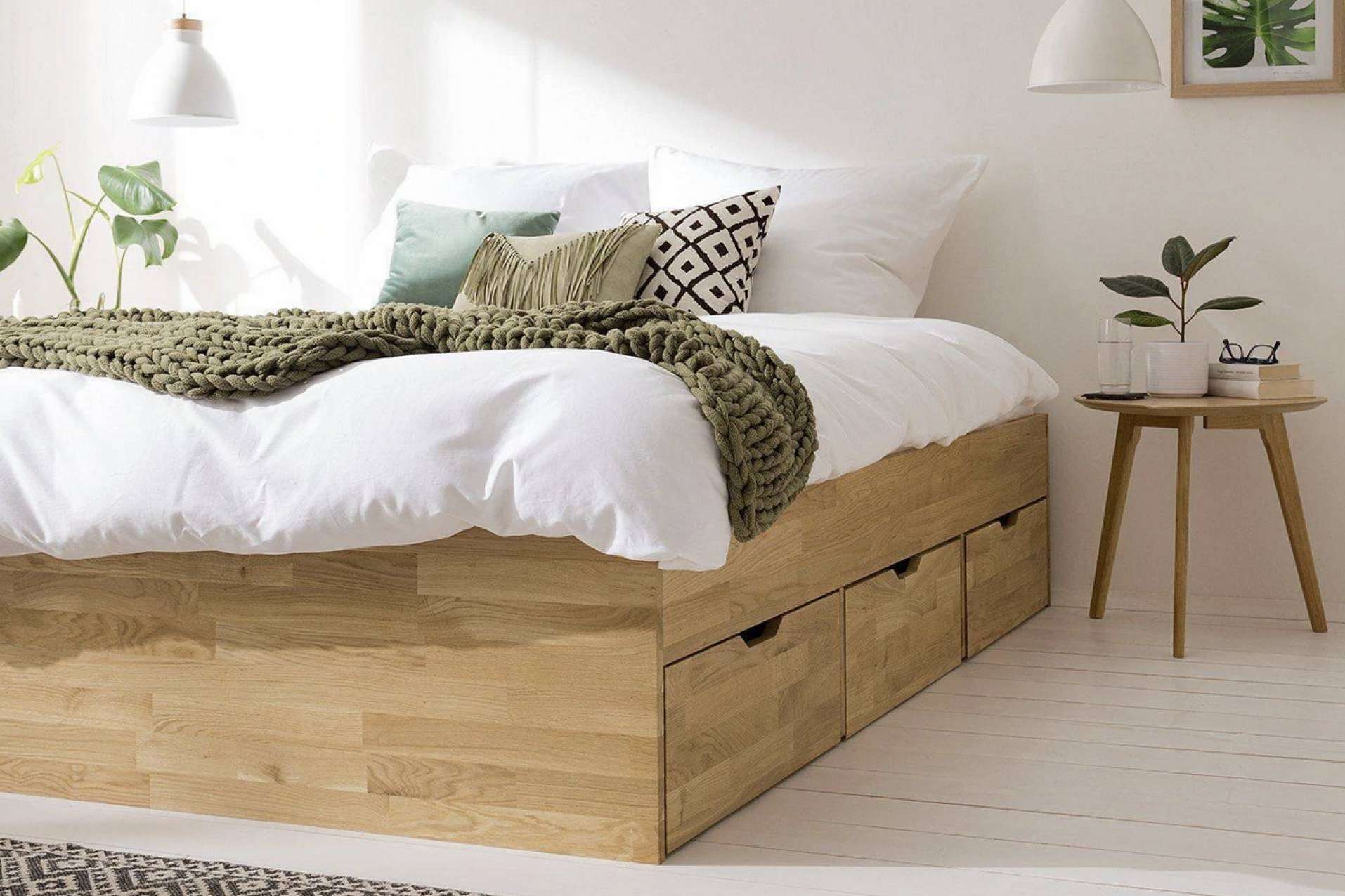 Las camas de madera de Roble.Store