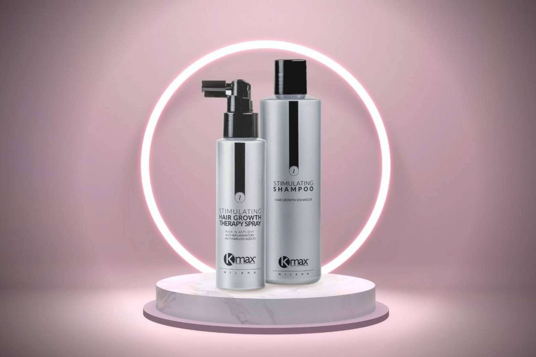 Tratamiento anticaída del cabello con KMax