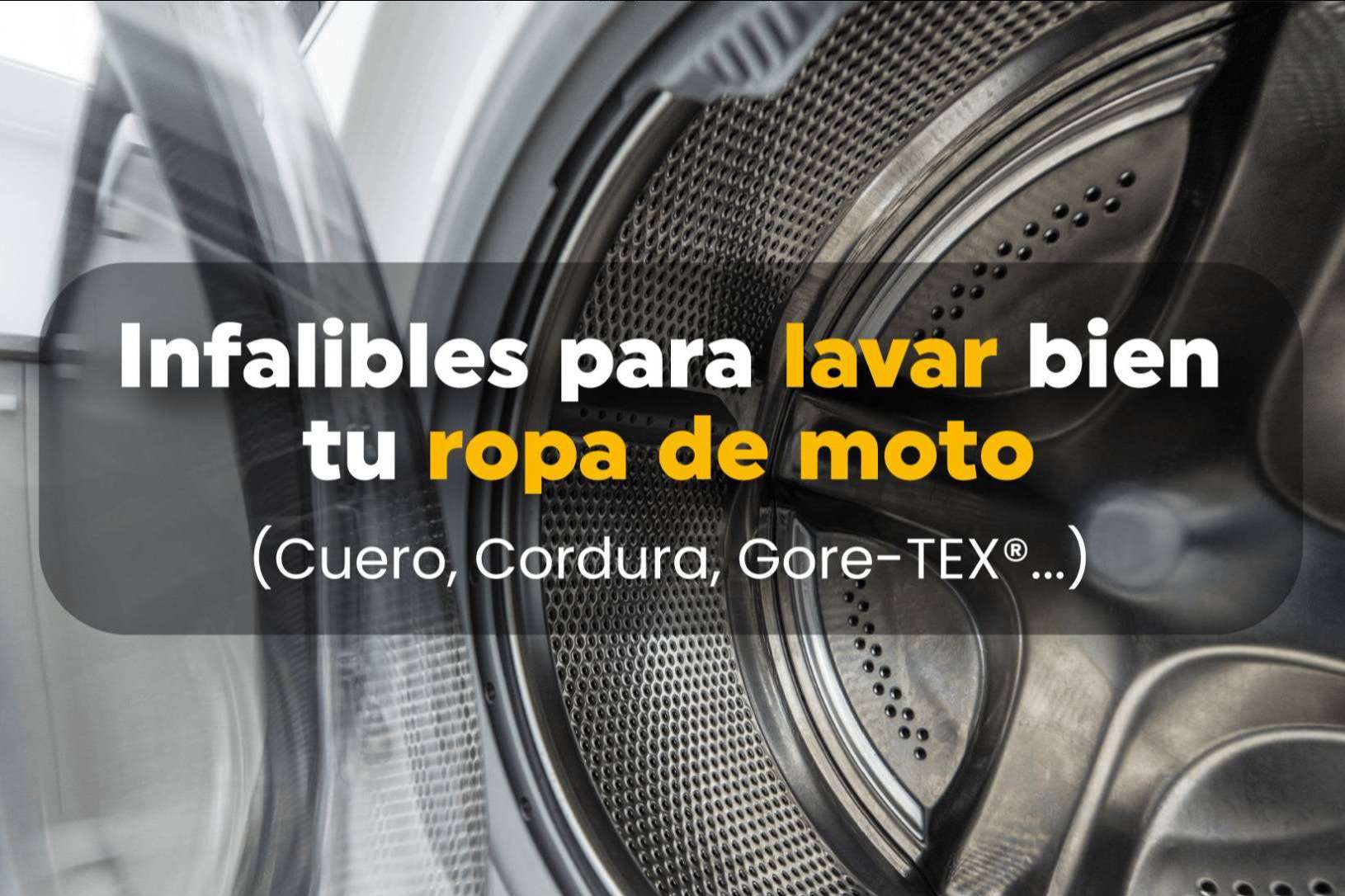 ¿Cómo lavar la ropa de moto?