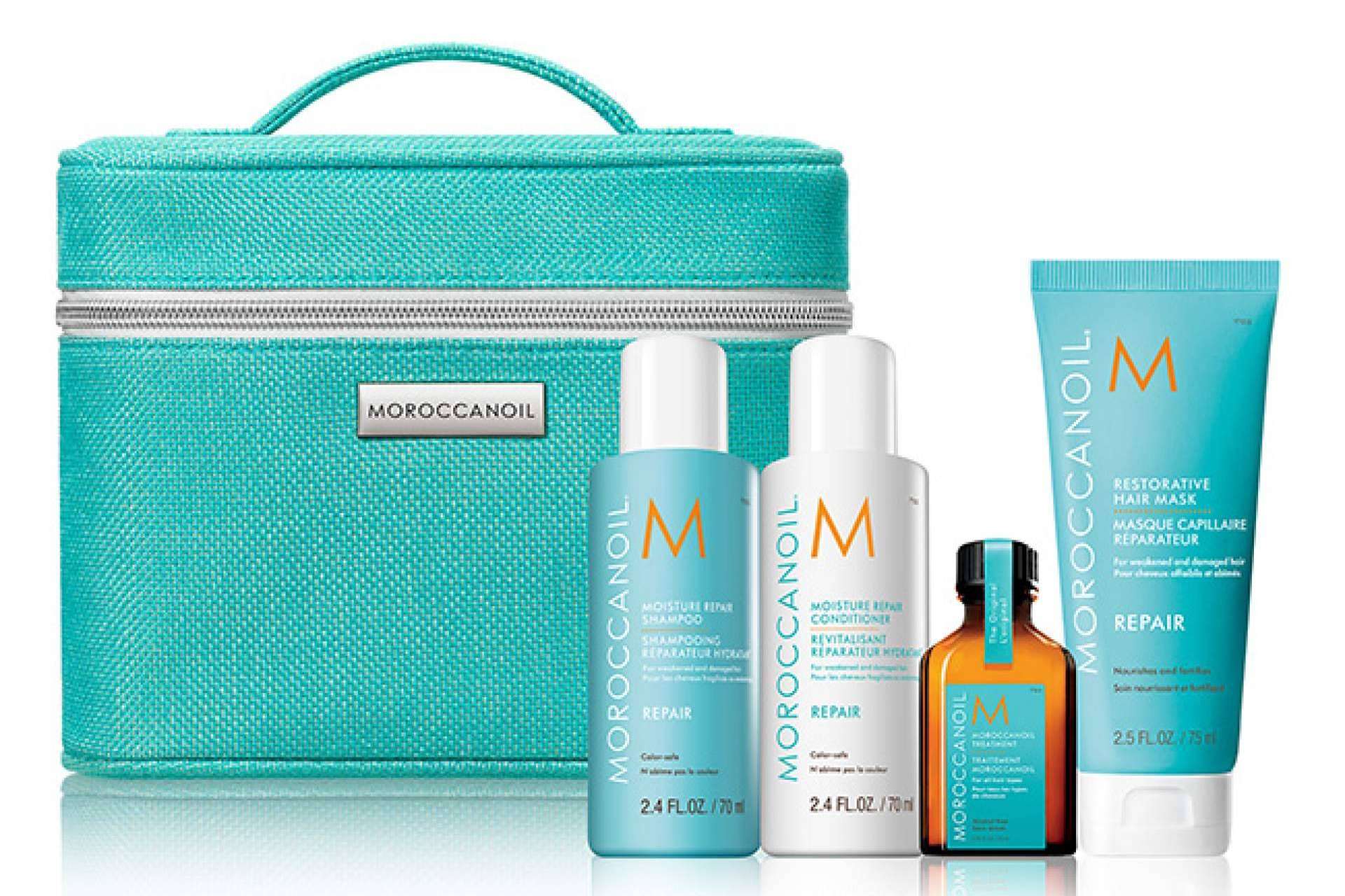 Nuevos neceseres de viaje de Moroccanoil, ya disponibles online en Llarcó