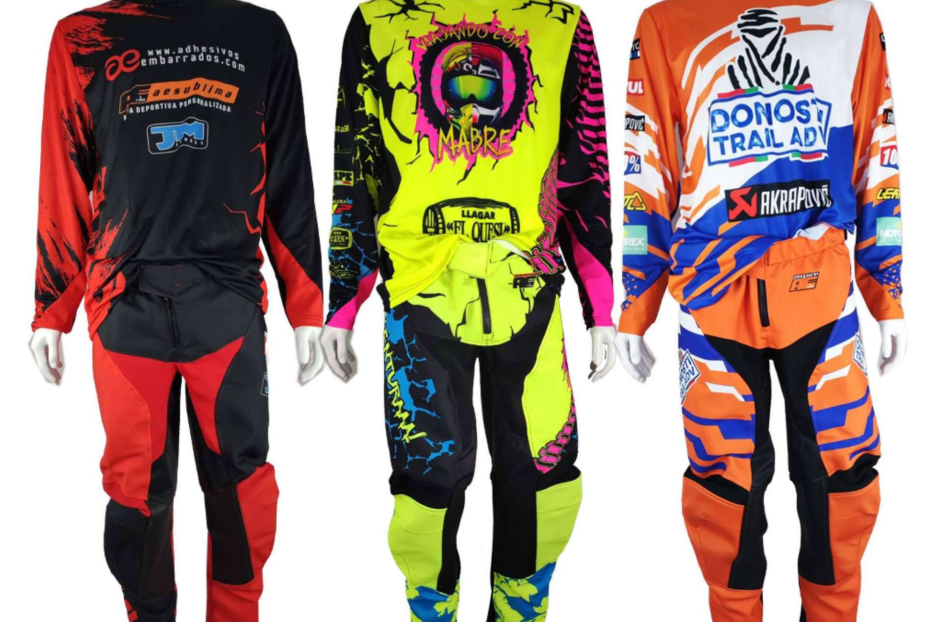 Toda la ropa off road que los pilotos necesitan se puede encontrar en ADHESIVOSEMBARRADOS