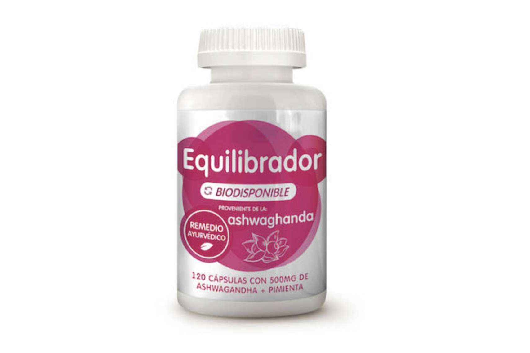 Equilibrador biodisponible de ashwagandha ecológica para combatir la ansiedad y favorecer la conciliación del sueño