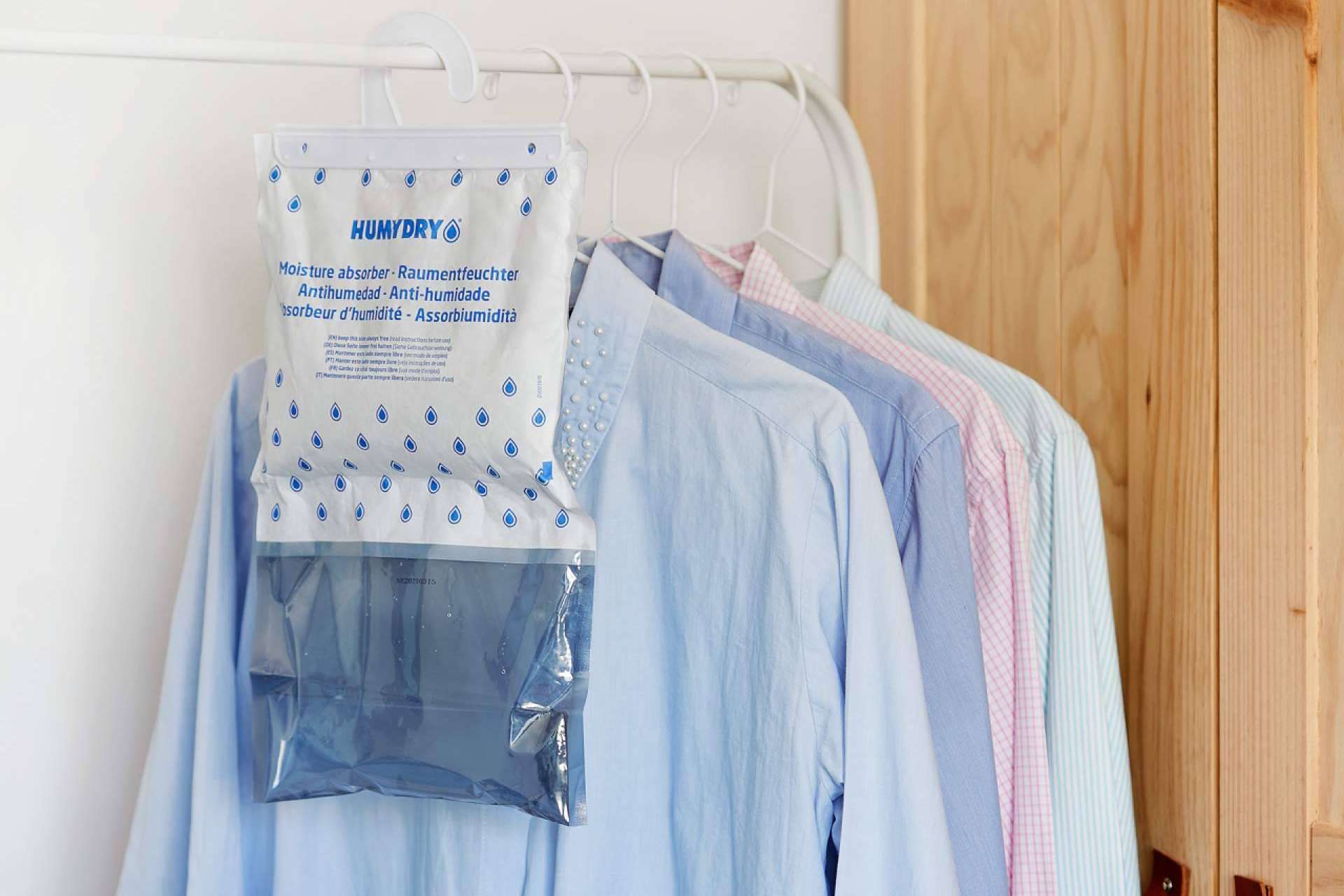 Acabar con la humedad en los armarios con los productos de Humydry
