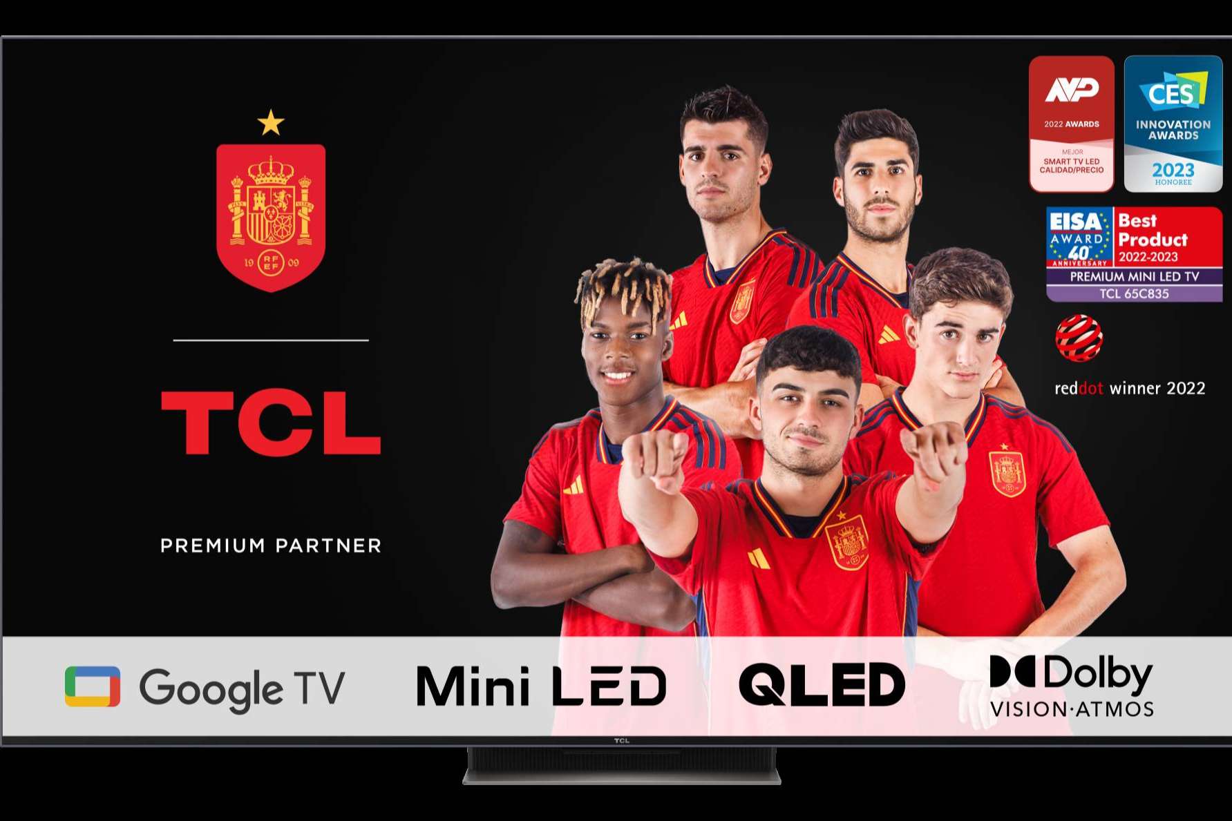 TCL gana el premio Red Dot 2023 al diseño de producto por la barra de sonido de cine en casa de la serie S64 de TCL