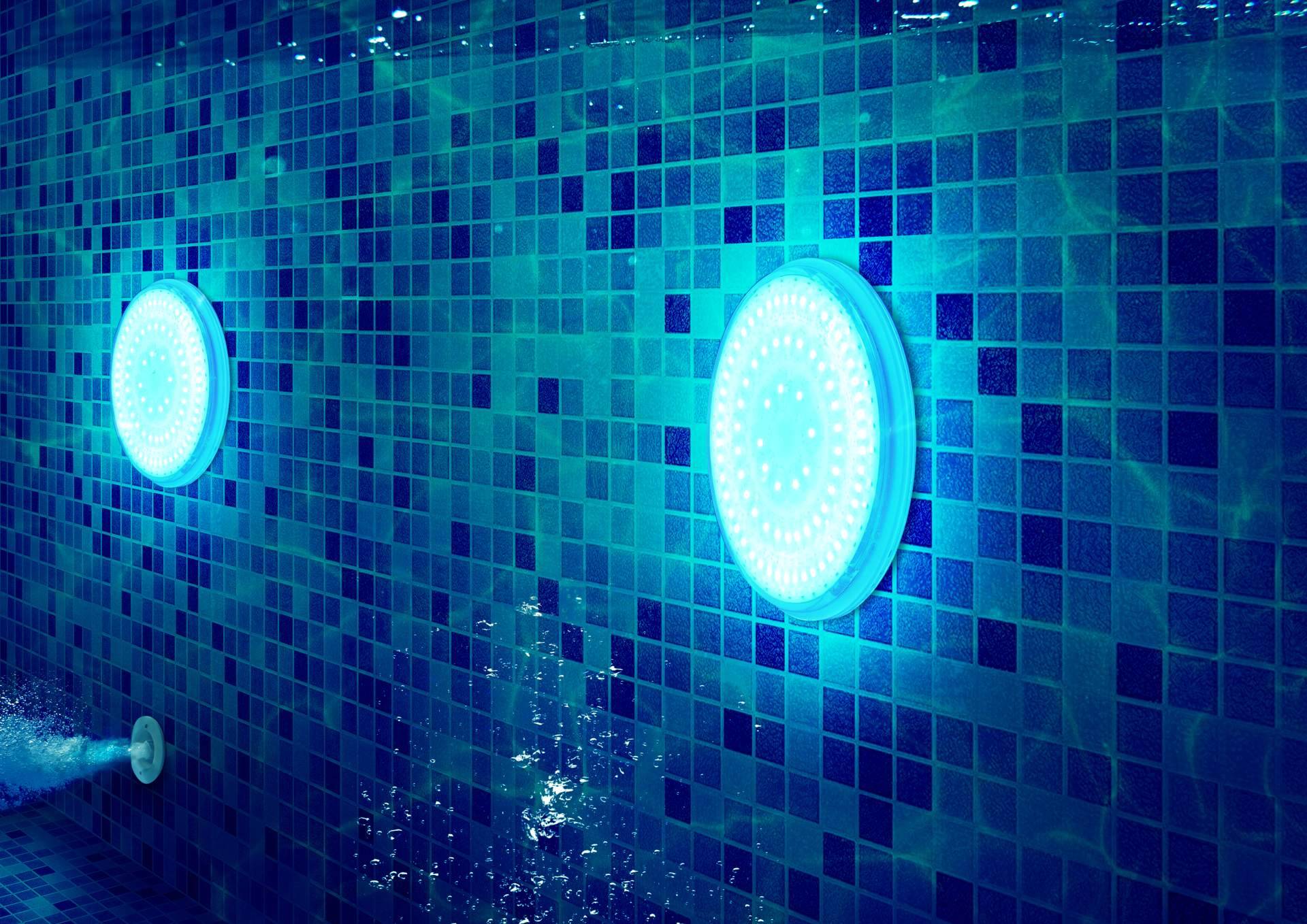 Swimhome ofrece focos led para piscinas en diferentes tamaños