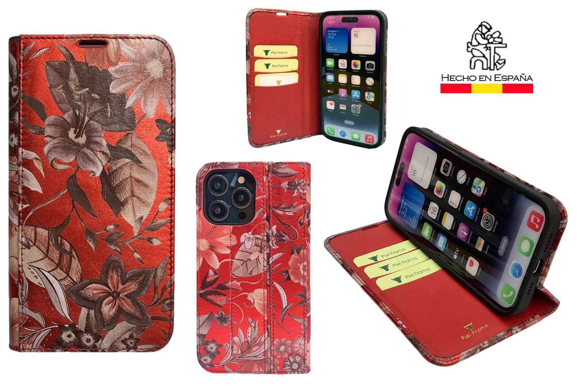 Colección verano 2023, fundas de piel estilo libro para iPhone 14 Pro y iPhone 14 Pro Max