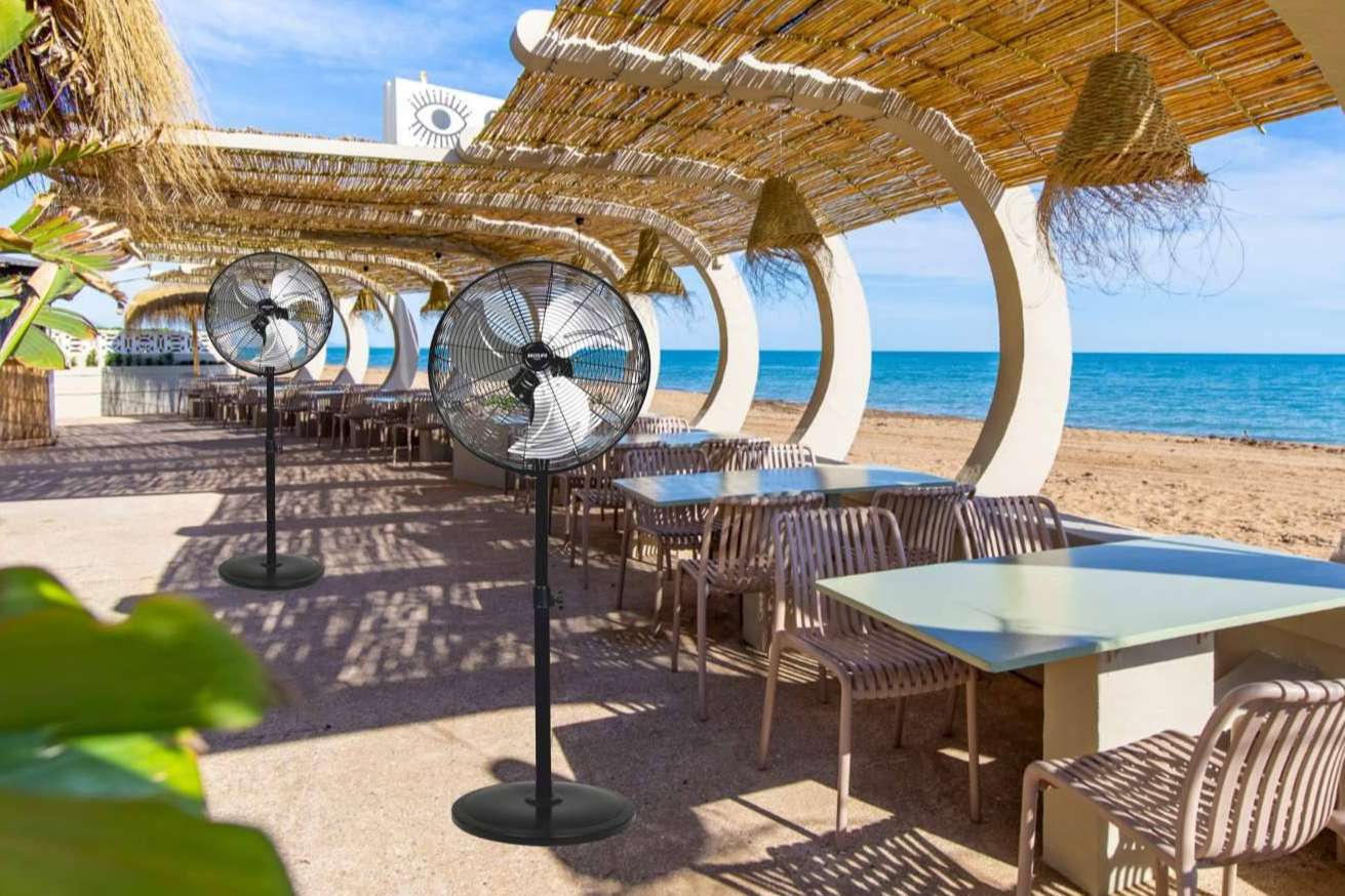 Refrescarse ante el calor del verano con los ventiladores industriales de bajo consumo de Bastilipo