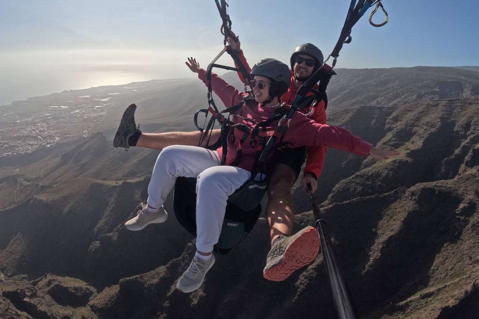Disfrutar del cielo de Tenerife con los vuelos en parapente de Tenerfly