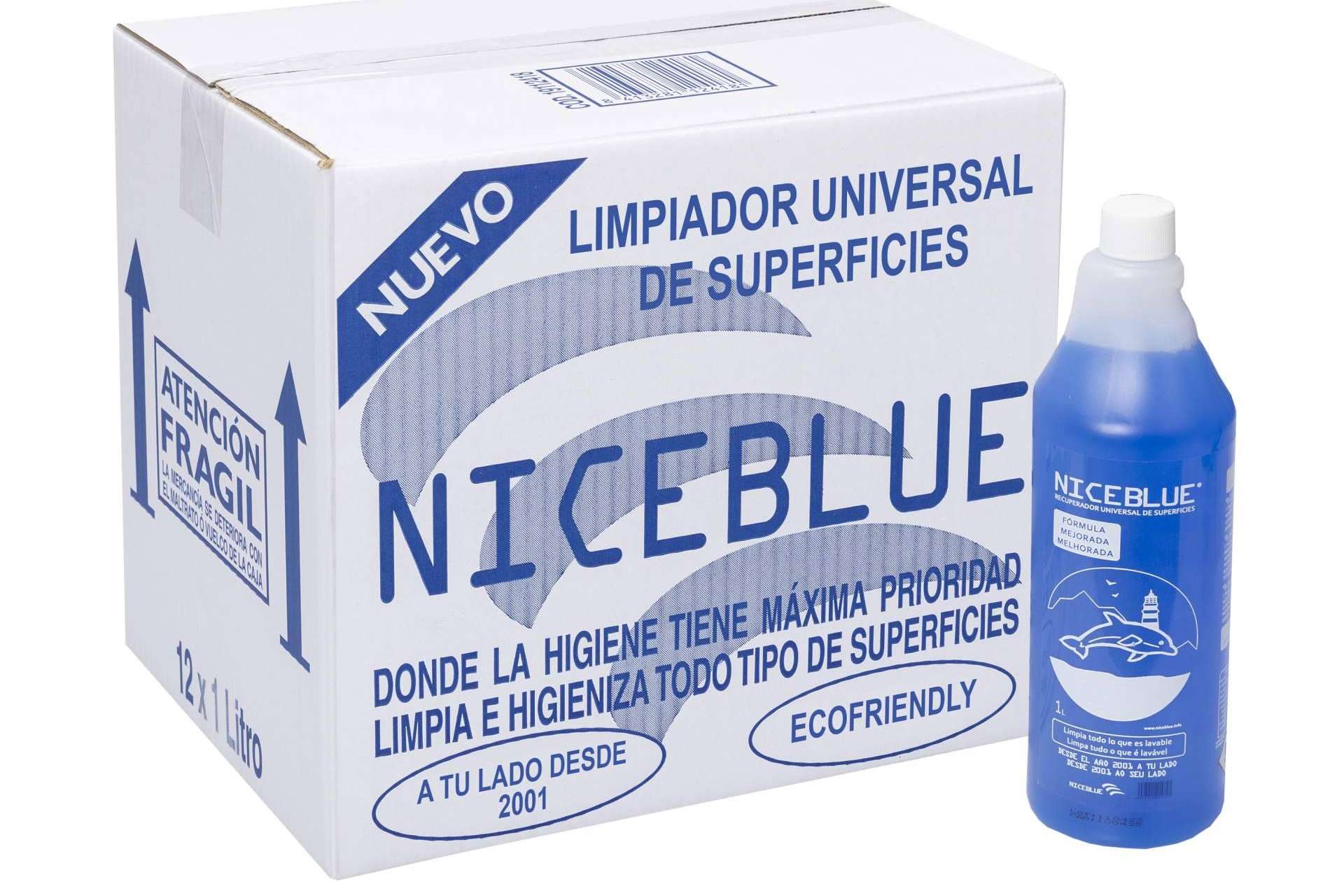Niceblue, el producto de limpieza con el que, con 1 litro de producto, se obtienen 20 litros para trabajar