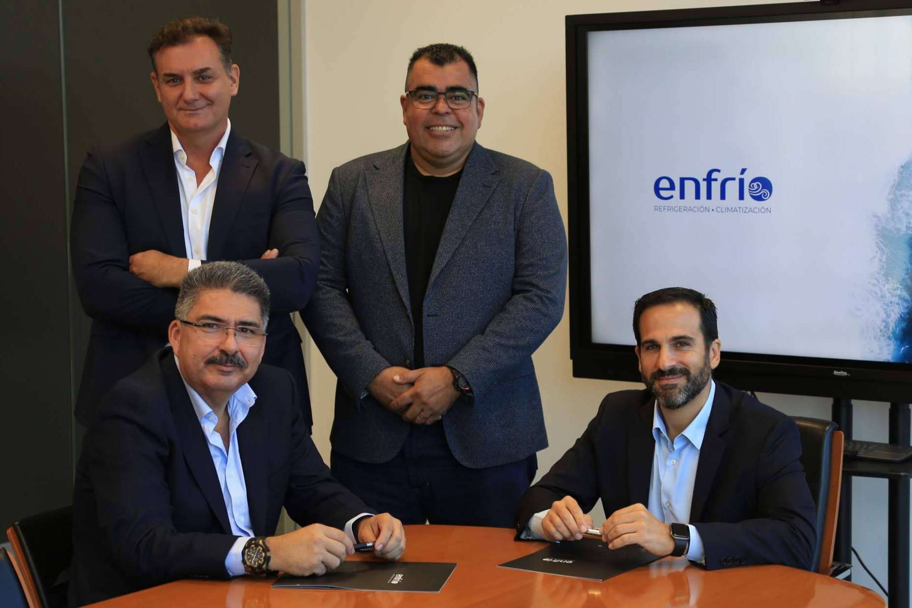 GRUPO ENFRIO y NH3 ASESORES han firmado una alianza empresarial para llegar a clientes latinoamericanos y europeos