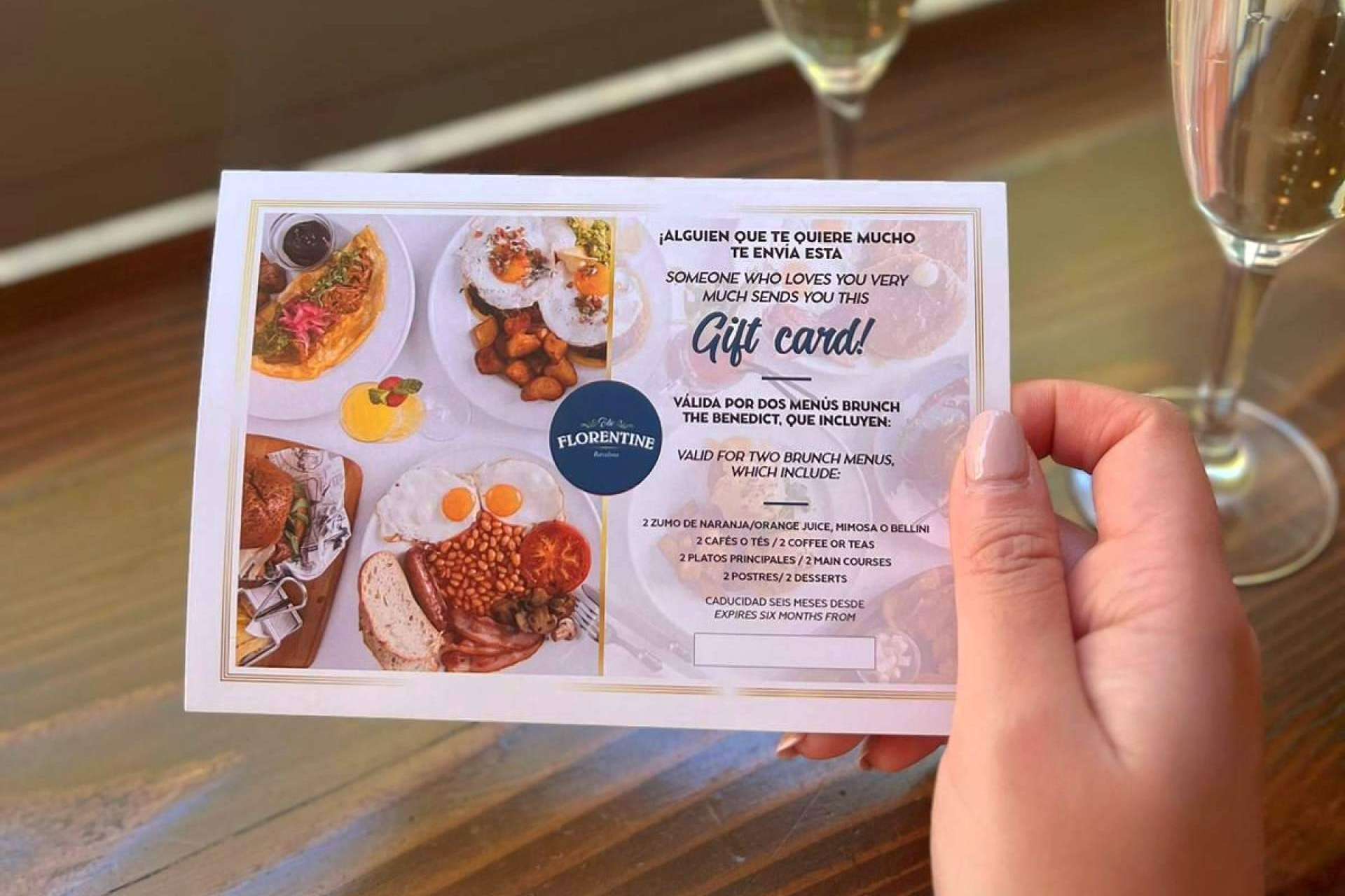 Regalar brunch Barcelona en The Florentine – Brunch Poblenou