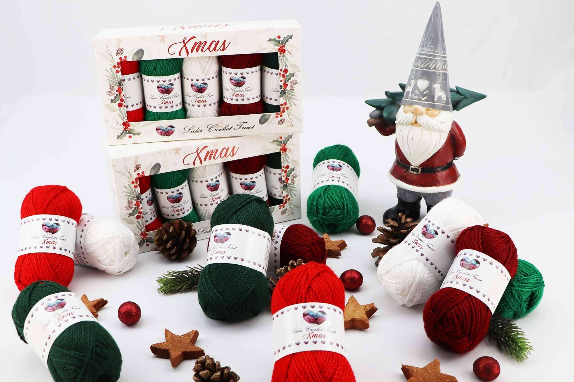 La decoración de Navidad que ofrece Lidia Crochet Tricot