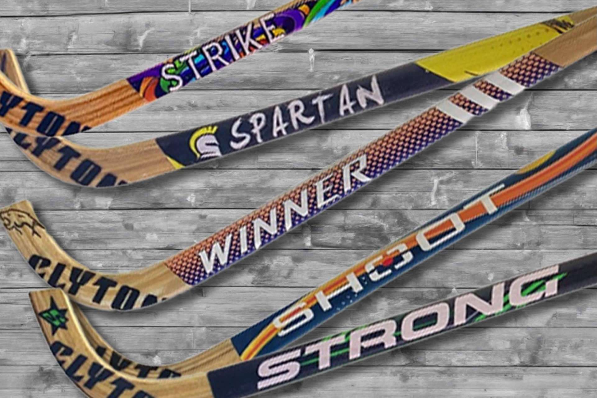 Sticks de la marca Clyton, disponibles en Hoquei360