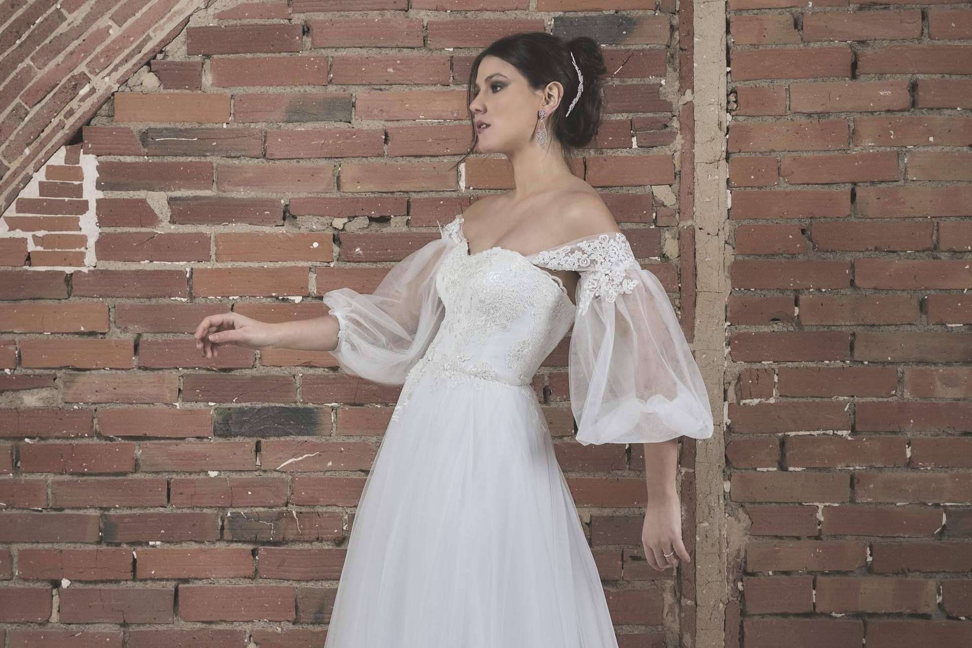 Encontrar vestidos de novia especiales en el atelier de Francesca Marlop