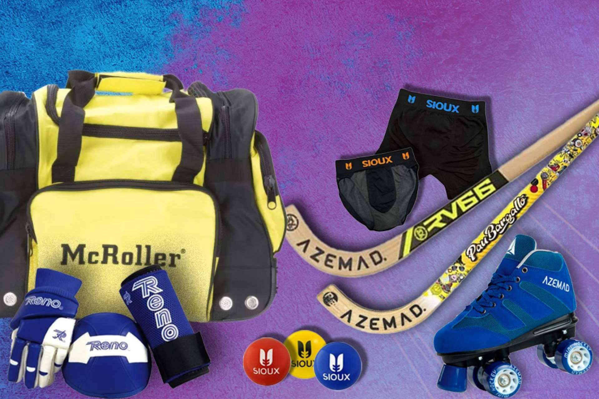 El equipo completo para que los más pequeños puedan jugar a hockey, en Hoquei360