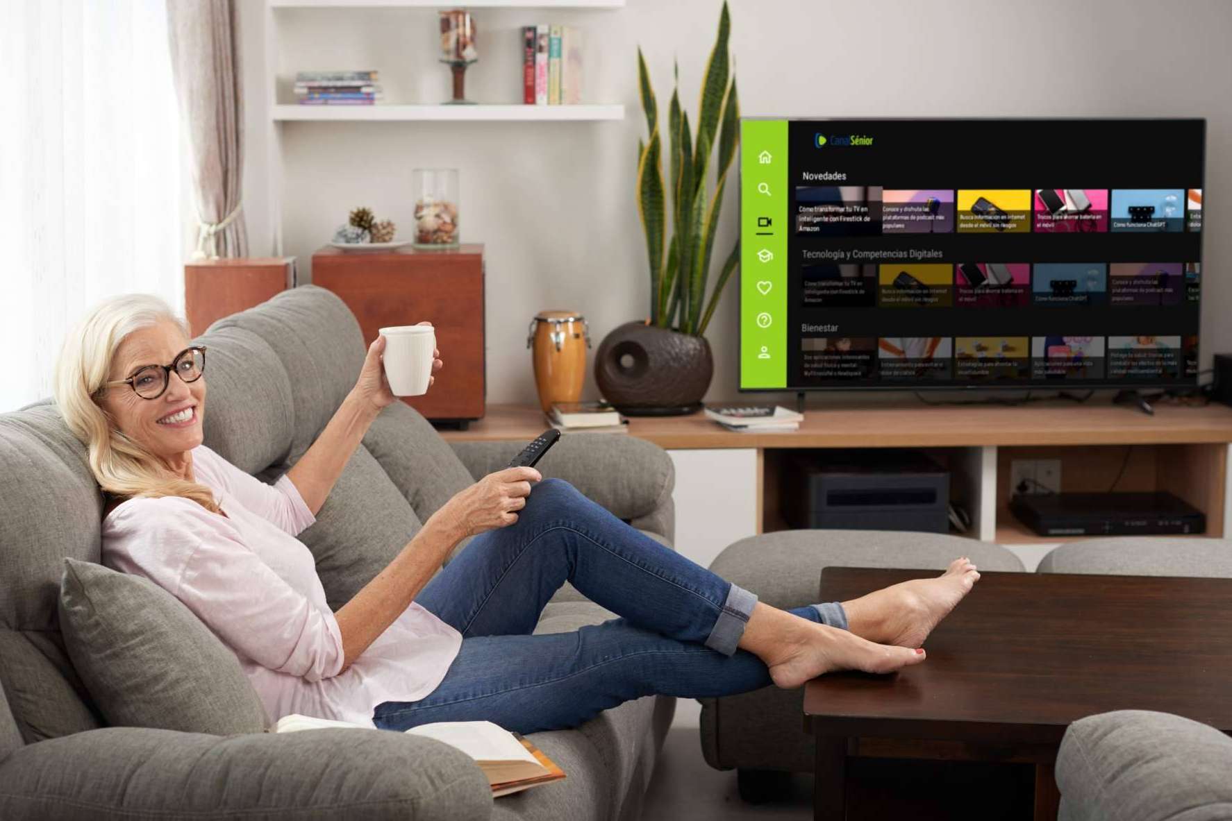 Canal Sénior lanza la primera plataforma de entretenimiento para séniors en Smart TV