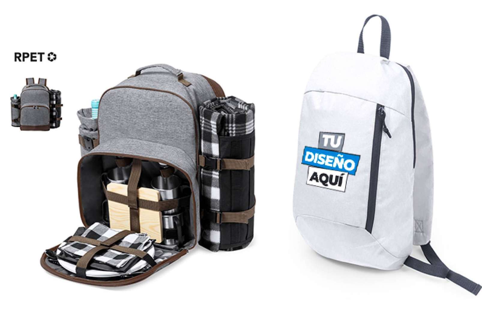 Con las bolsas y mochilas personalizadas de Samalic es posible potenciar la imagen de una marca