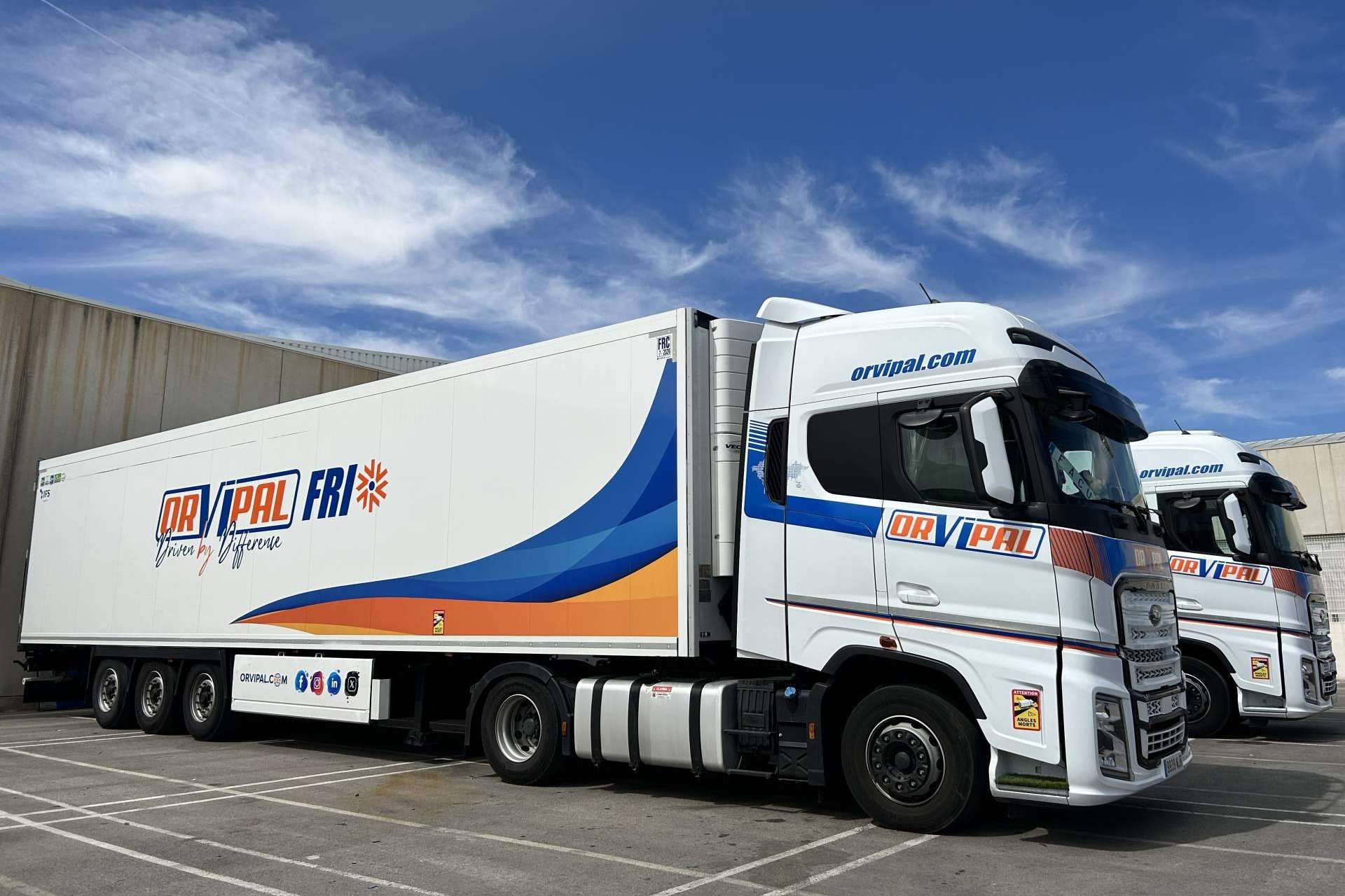 Orvipal, máxima eficiencia y seguridad en el transporte frigorífico de productos perecederos