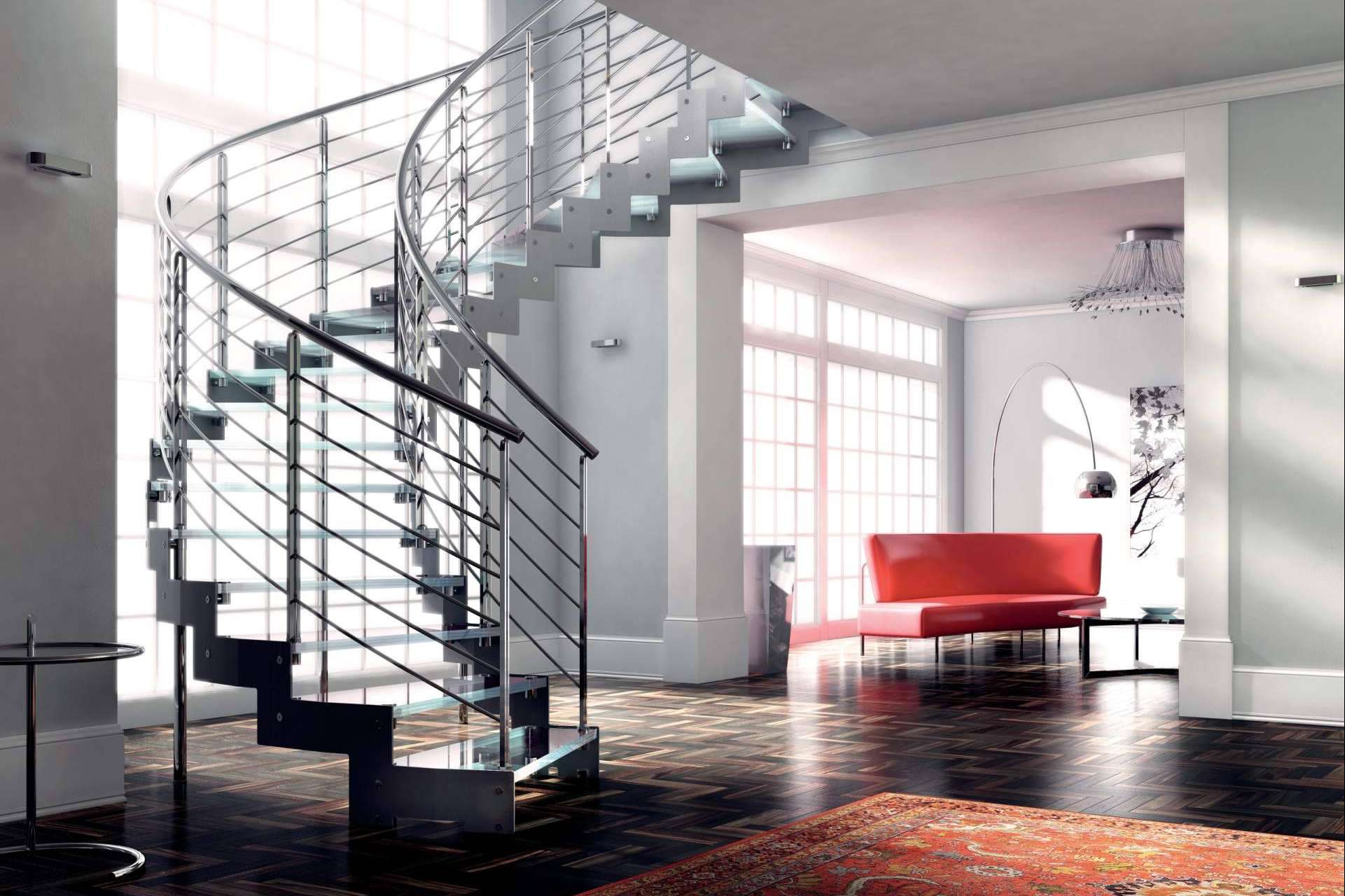 Las ventajas de una escalera de cristal