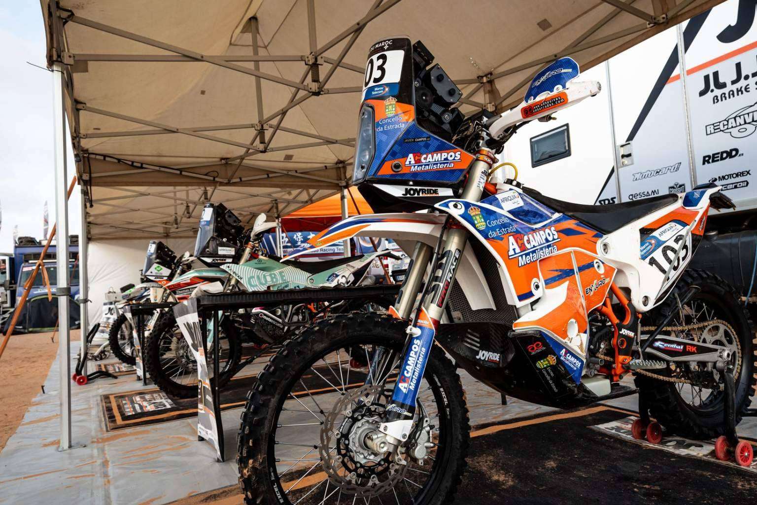 Adhesivos personalizados para motos off road