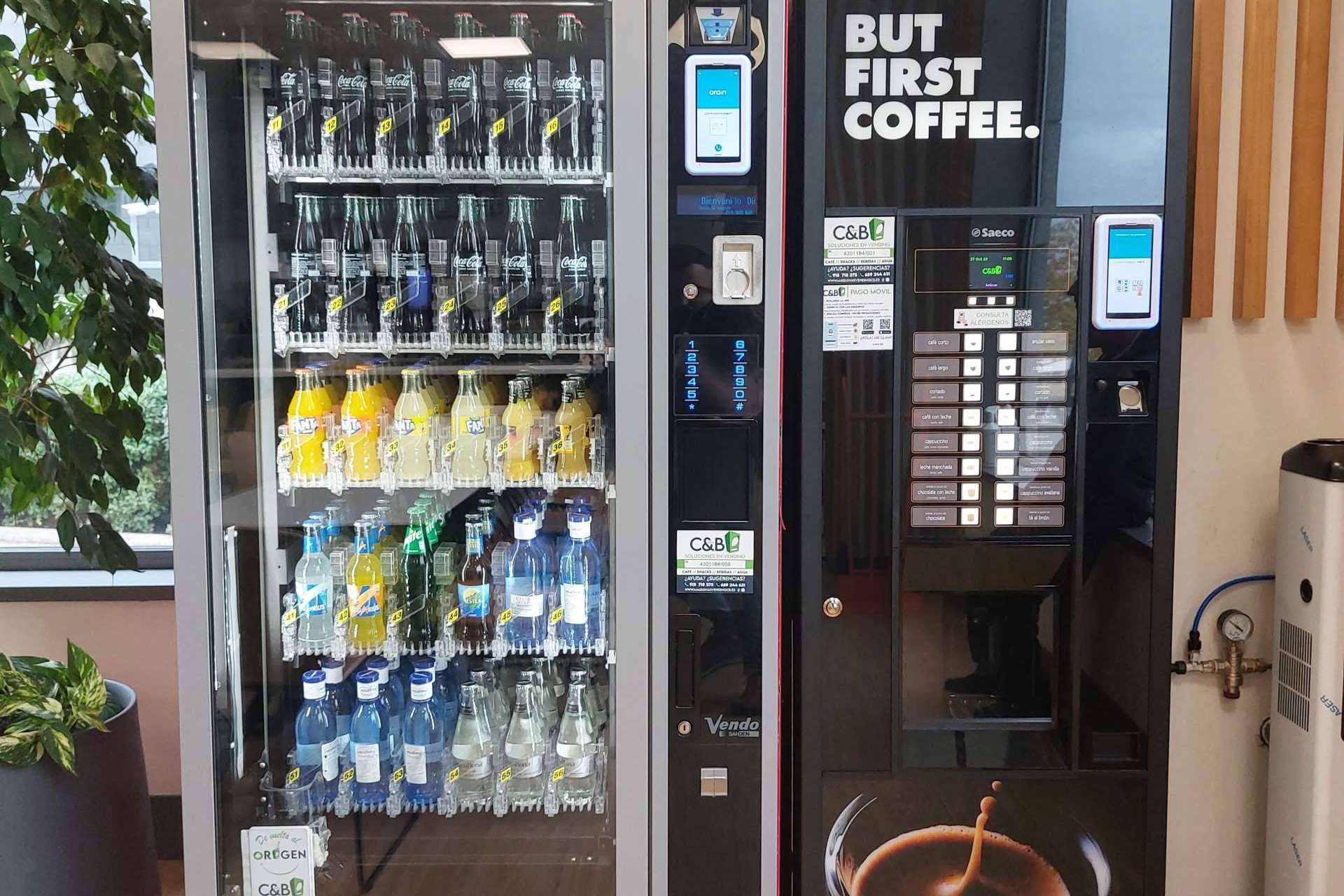 Las máquinas de bebidas frías de C&B Señor son una opción rentable para empresas y locales comerciales