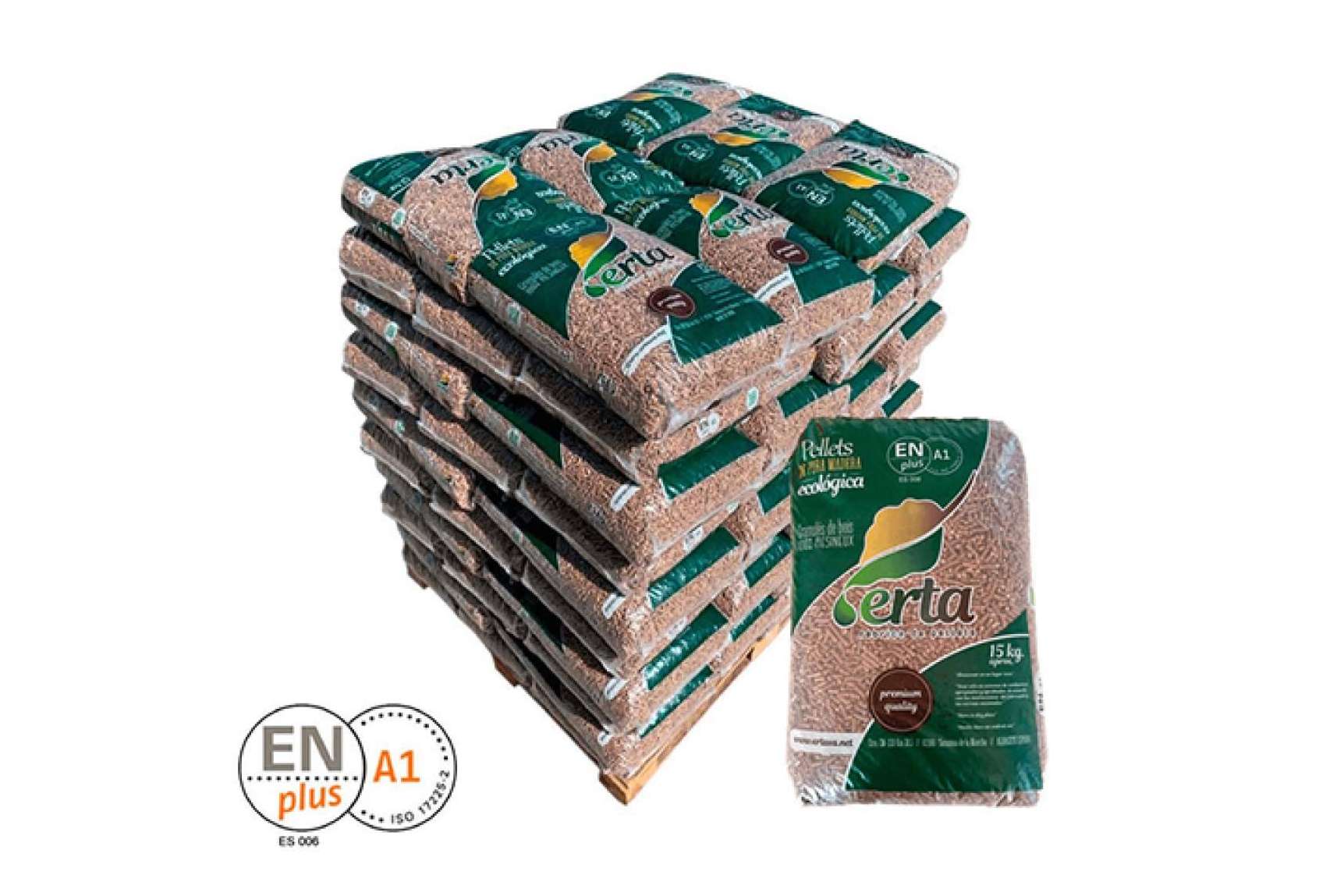Ferrocano Suministros lanza una oferta de pellet ERTA a 4,03 € el saco