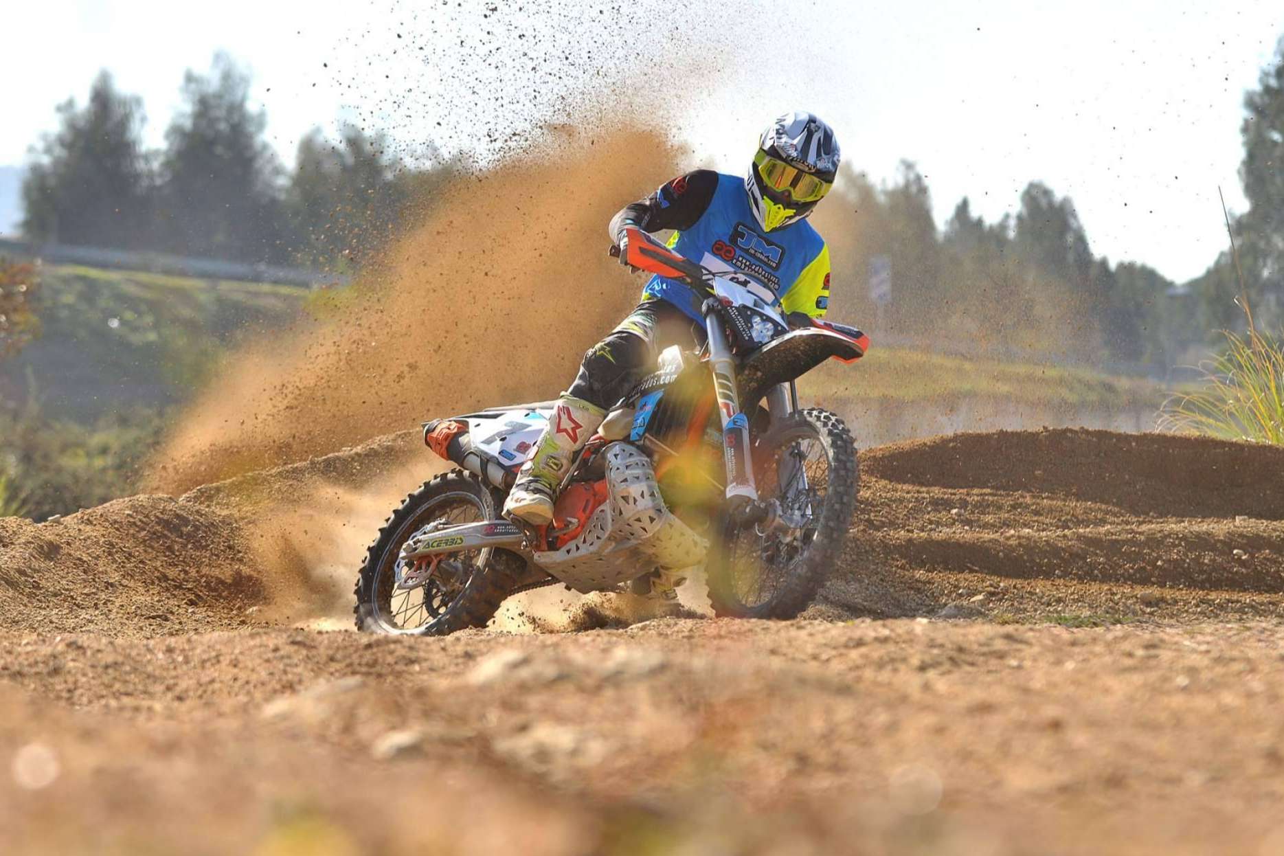 Adhesivos personalizados para motos de motocross
