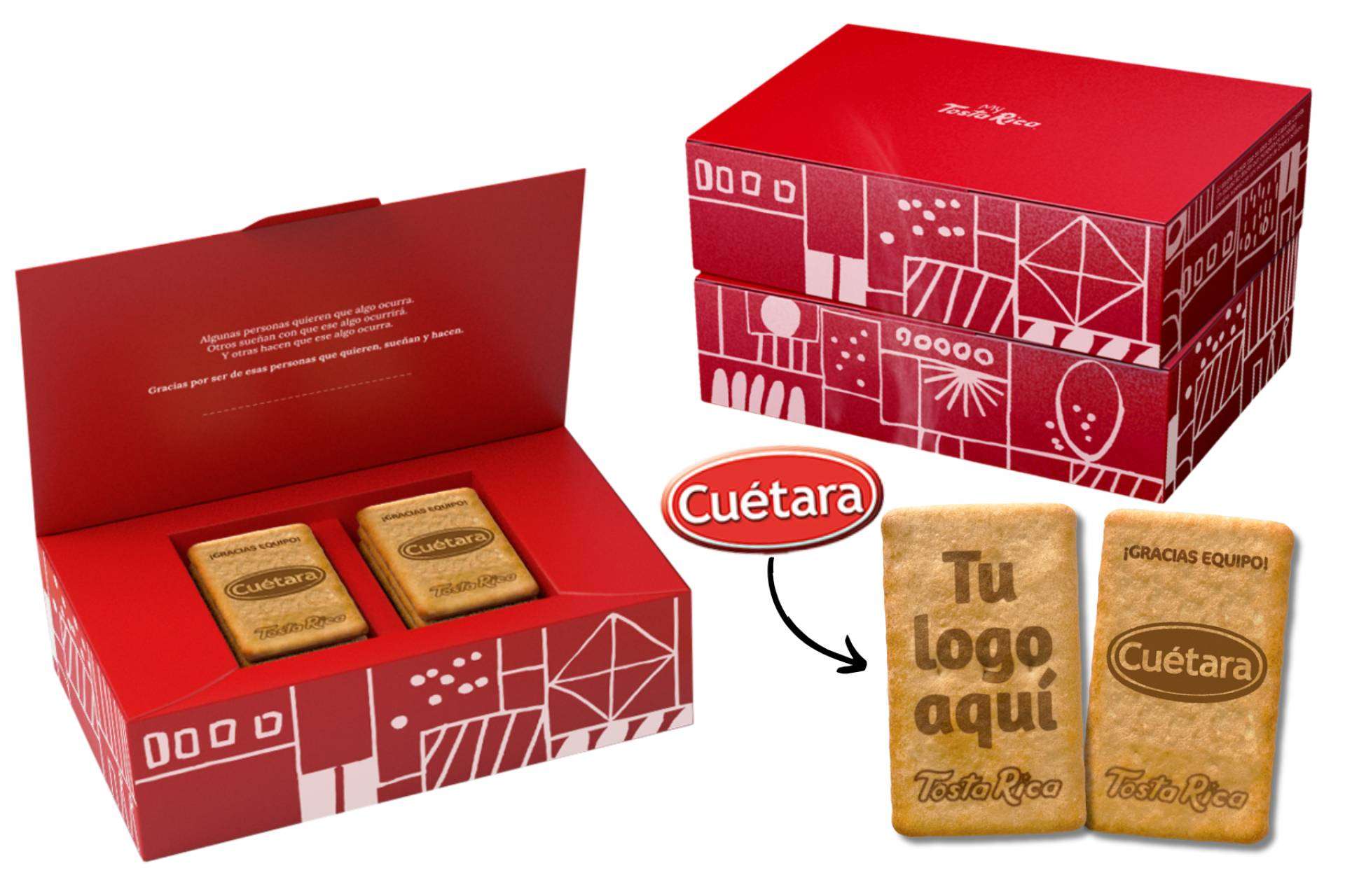 Las galletas personalizadas de My TostaRica ofrecen un regalo corporativo ideal para empleados y colaboradores