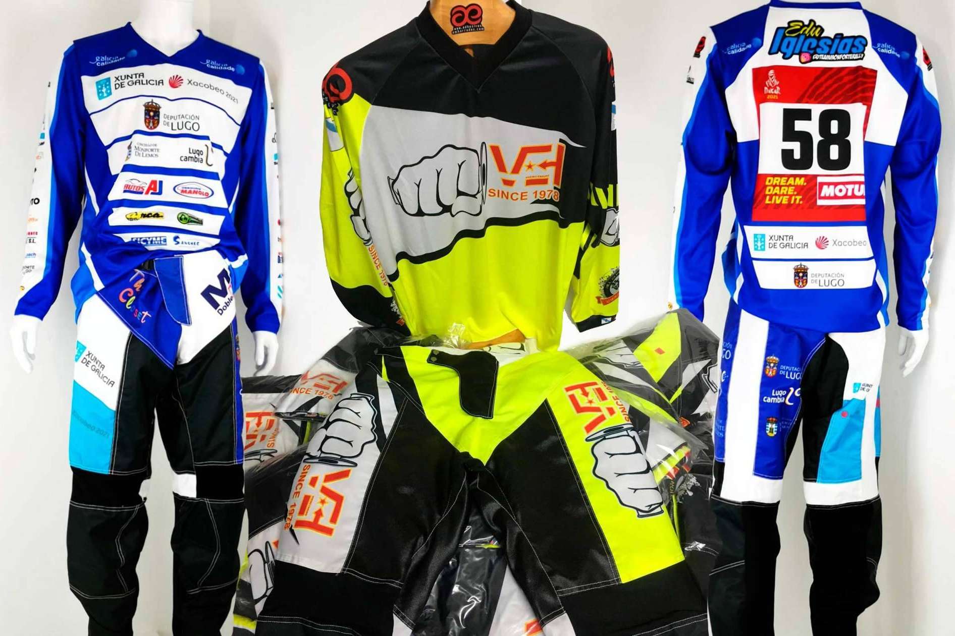 Ropa 100 % personalizada para enduro y motocross en ADHESIVOSEMBARRADOS