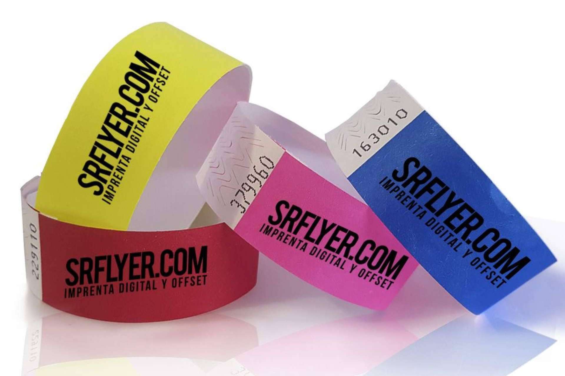 SrFlyer.com, impresión profesional y fabricación de pulseras para eventos que dejan huella