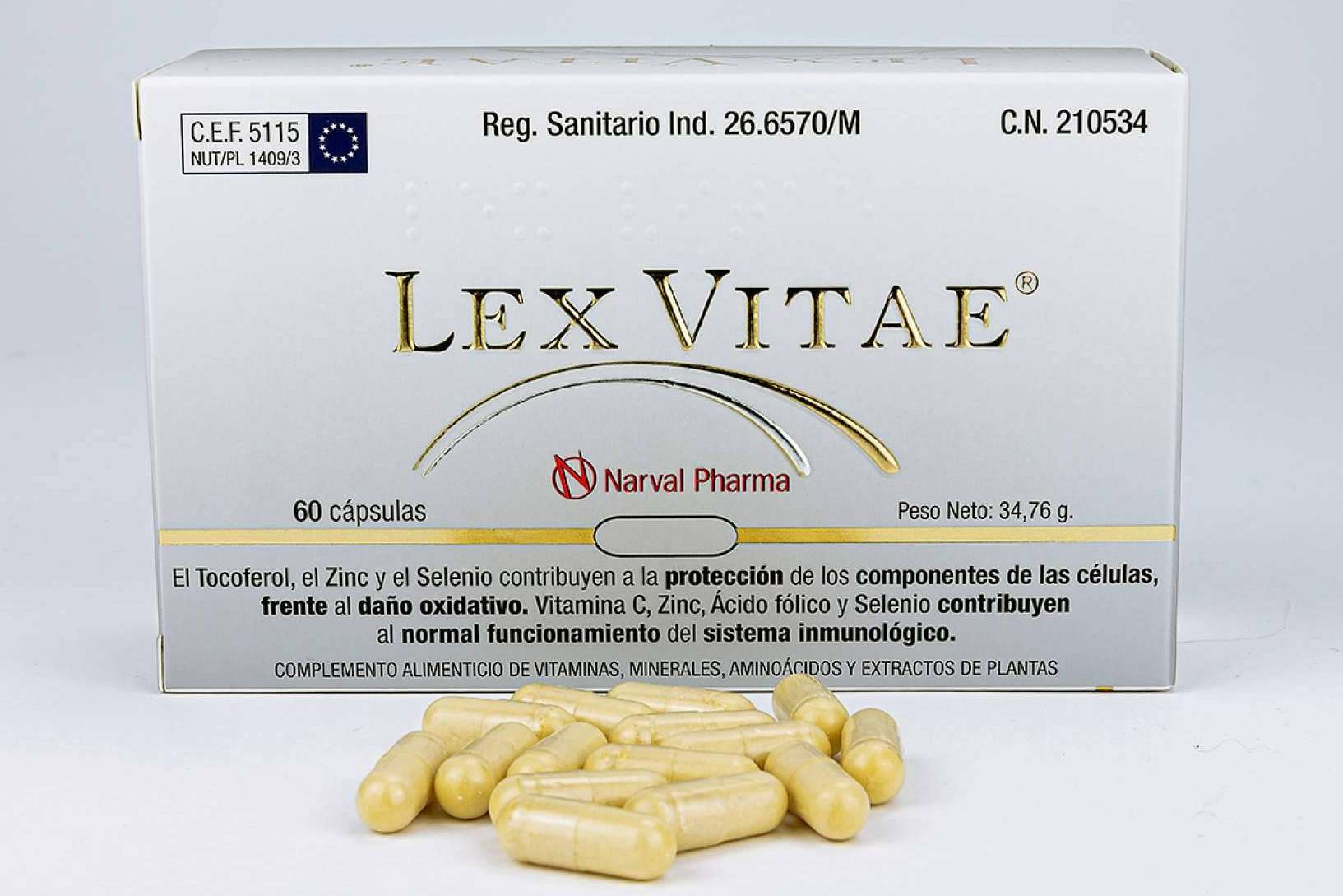 Lex Vitae de Narval Pharma, el antioxidante integral para el cuidado interior
