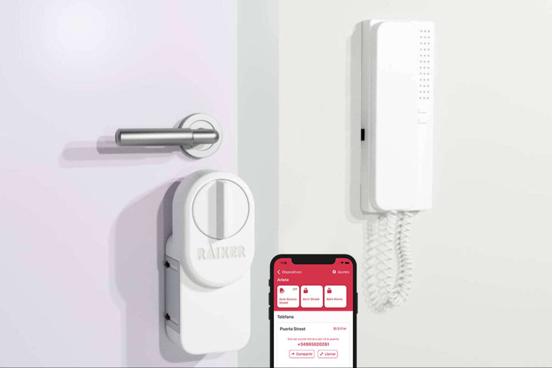 Raixer, la cerradura electronica puerta casa que garantiza comodidad y seguridad