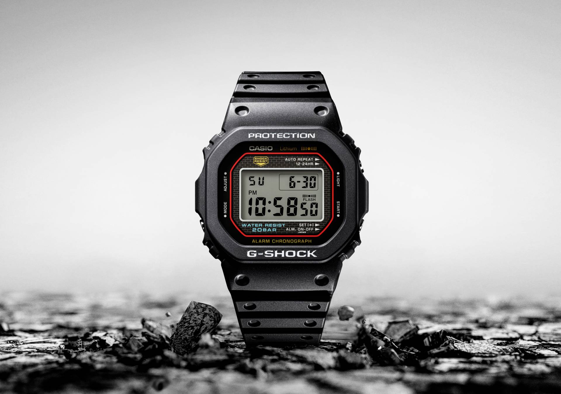 Casio lanza el DW-5000R, una recreación fiel del primer G-SHOCK