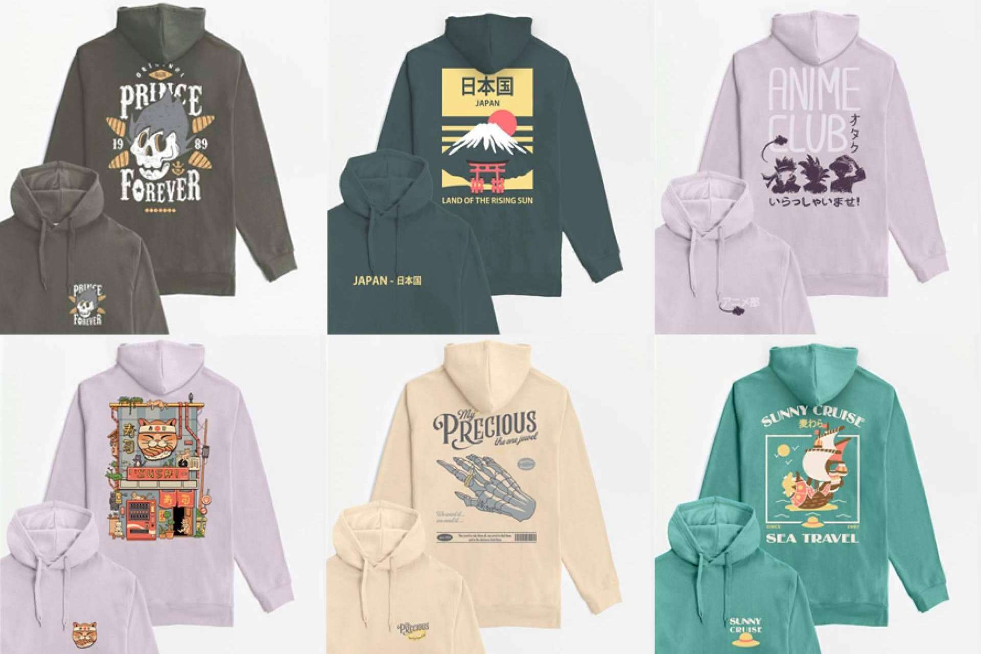 Sudaderas con capucha, el must del invierno, ahora con diseños originales de Pampling