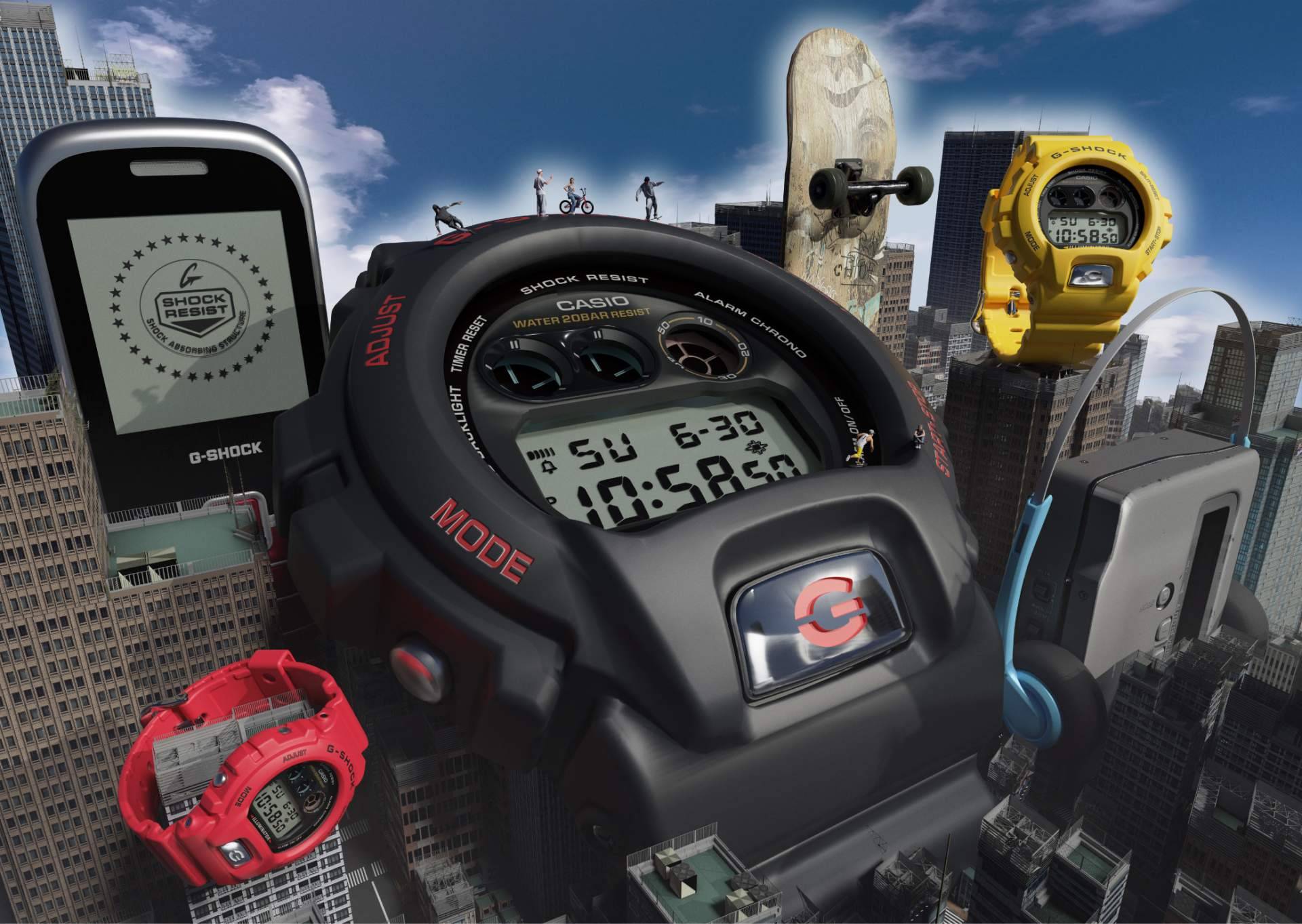 G-SHOCK lanza una colección conmemorativa del 30º aniversario del DW-6900