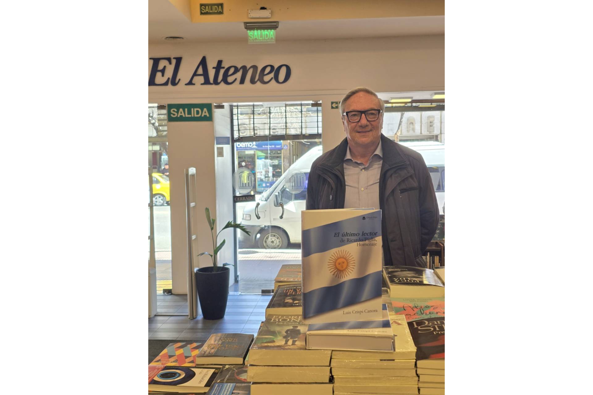 Luis Crispi Canora y su homenaje a Ricardo Piglia en ´El último lector´.