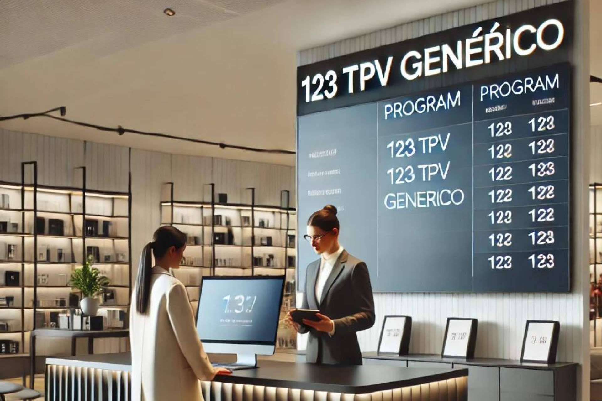 TPV 123 Genérico ofrece un control total de ventas, stock y clientes en un solo programa