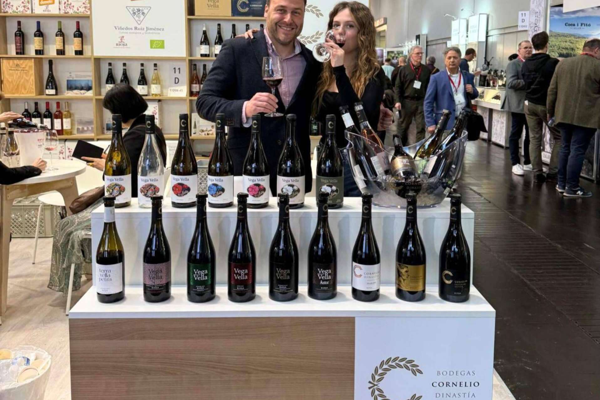 Rioja muestra sus vinos en ProWein con Bodegas Cornelio Dinastía