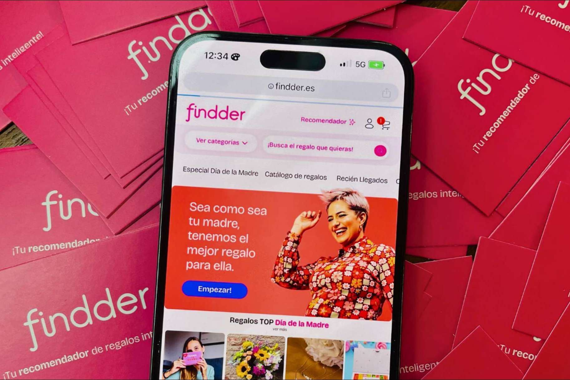 Findder presenta ideas originales de regalo para el Día de la Madre con su recomendador inteligente
