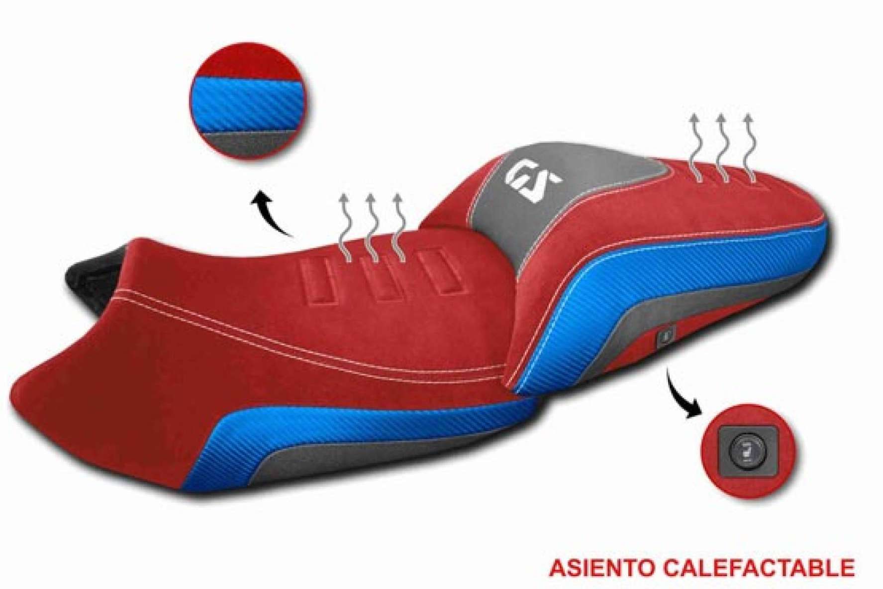 JM Fundas diseña asientos de moto personalizados y confort con acabados artesanales y funcionales
