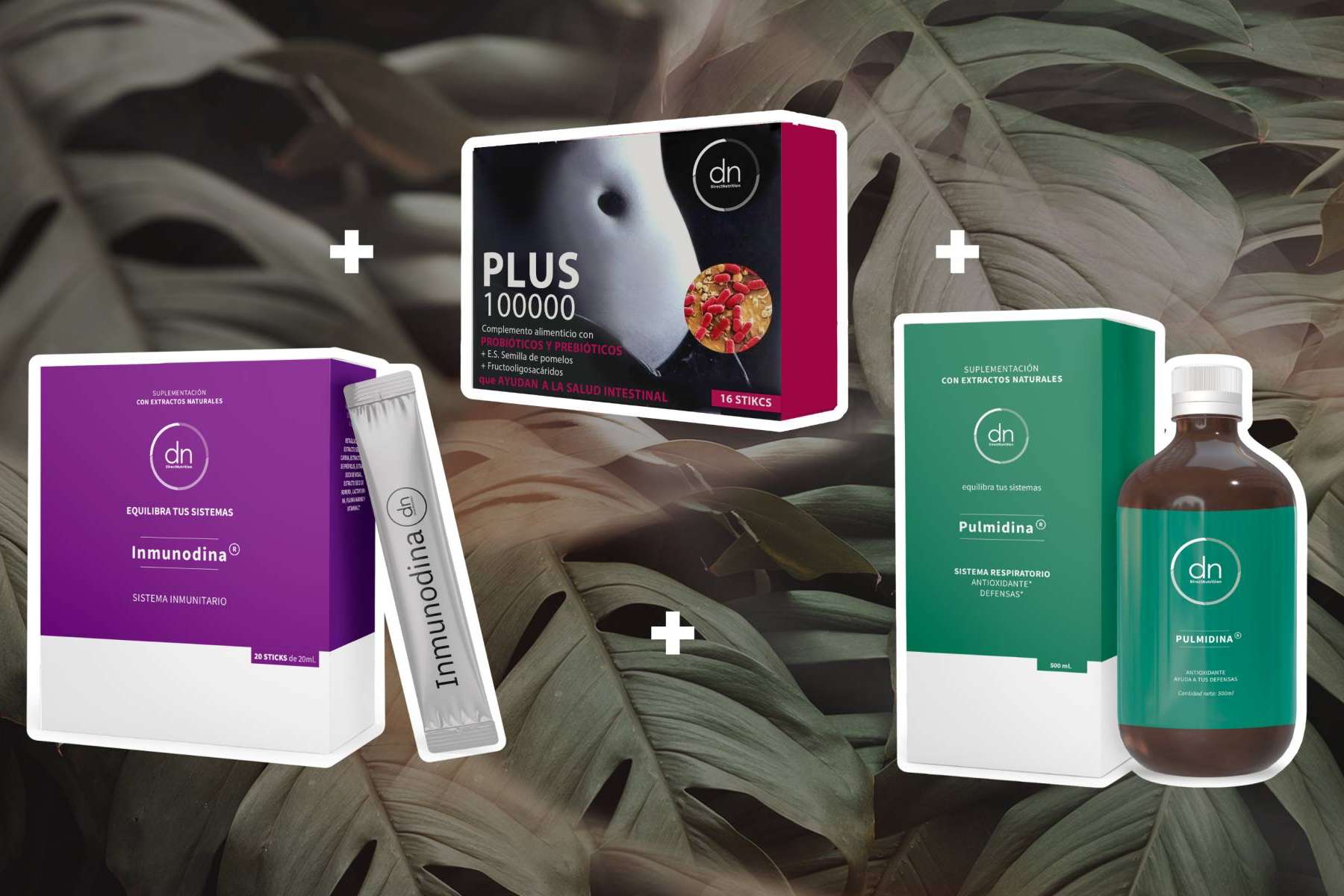 Direct Nutrition presenta su solución natural para primavera, Inmunodina, Pulmidina y Plus 100.000
