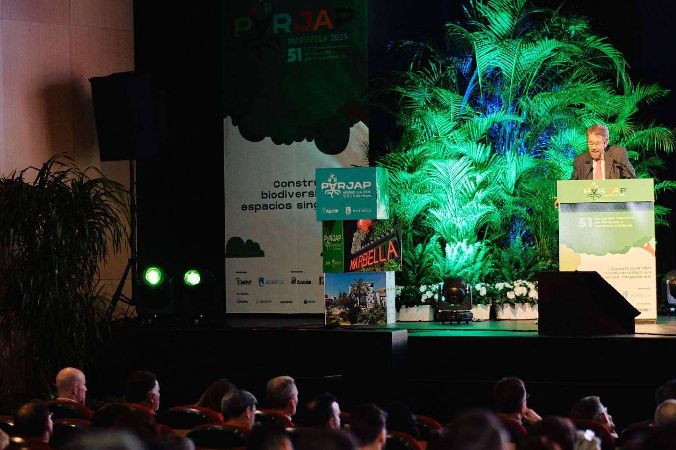 Enrique Salvo Tierra inaugura el 51º Congreso Nacional de Parques y Jardines con una ponencia sobre biodiversidad urbana